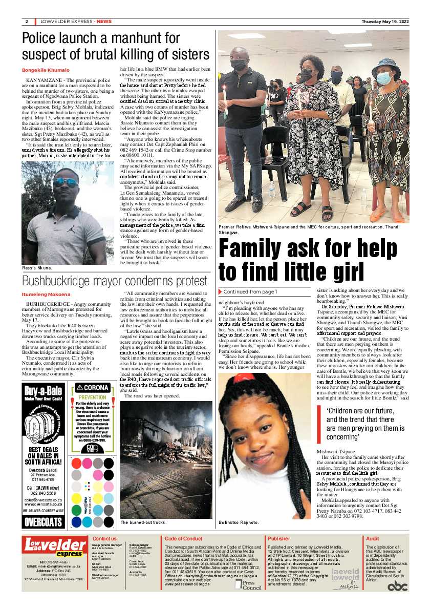 Lowvelder Express 19 May 2022 page 2