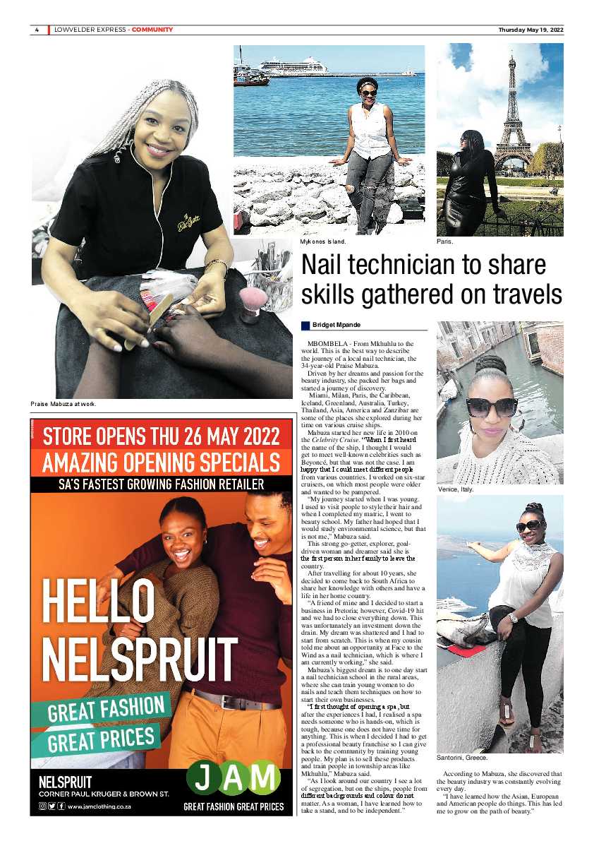Lowvelder Express 19 May 2022 page 4