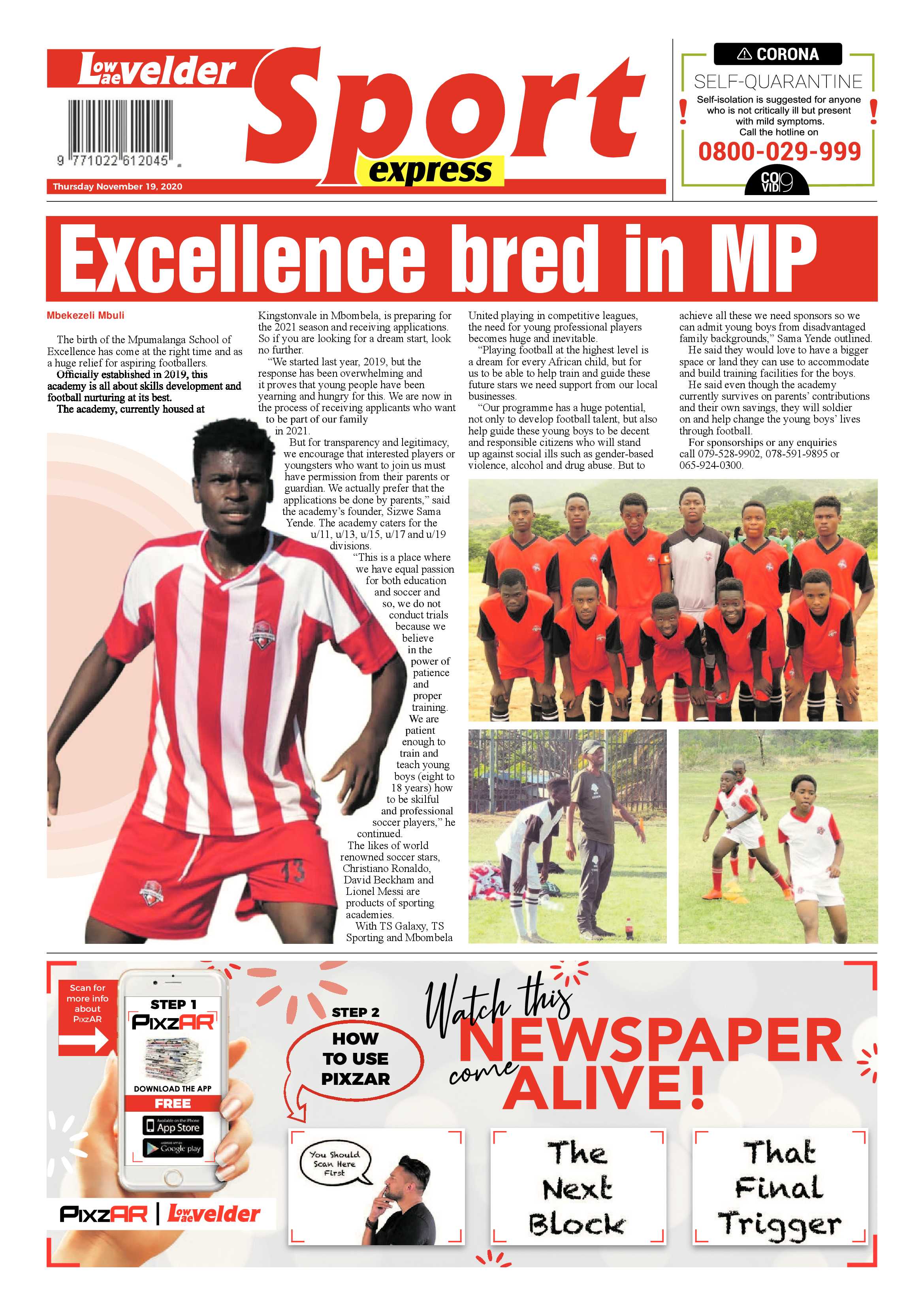 Lowvelder Express 19 November 2020 page 12