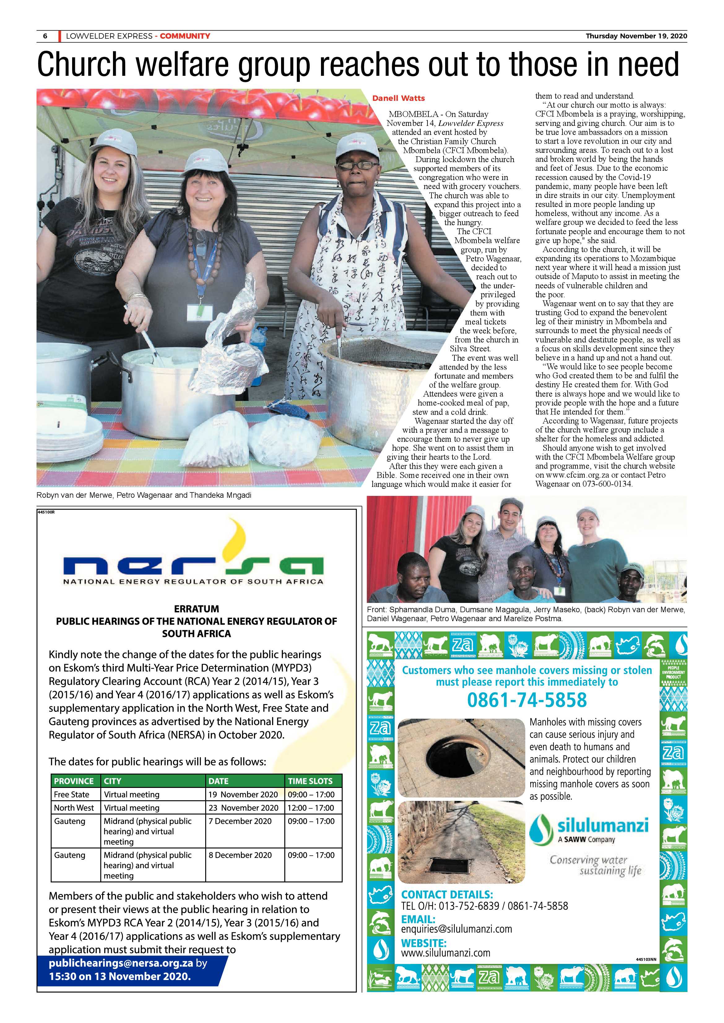 Lowvelder Express 19 November 2020 page 6