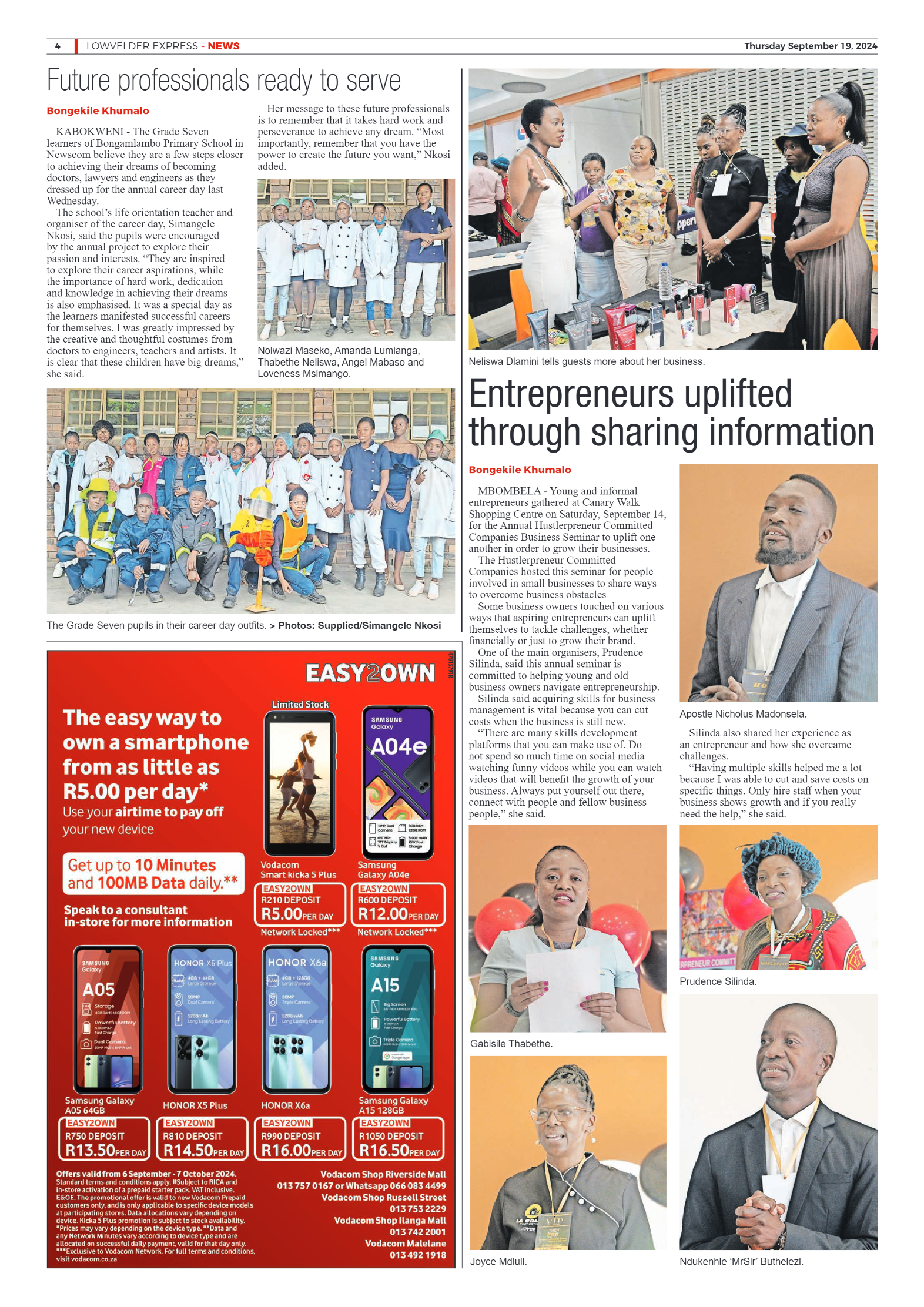 Lowvelder Express 19 September 2024 page 4