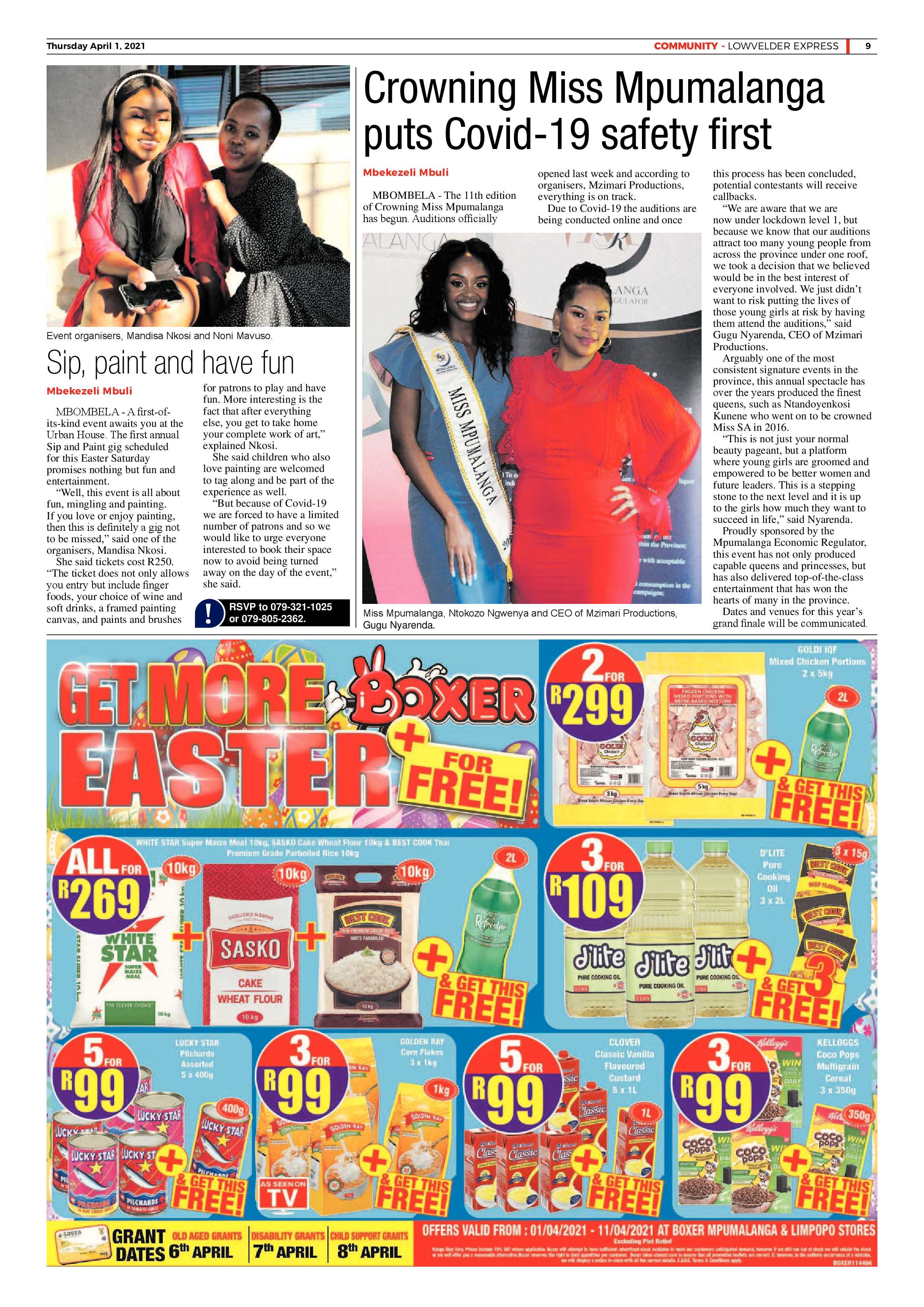 Lowvelder Express 1 April 2021 page 9