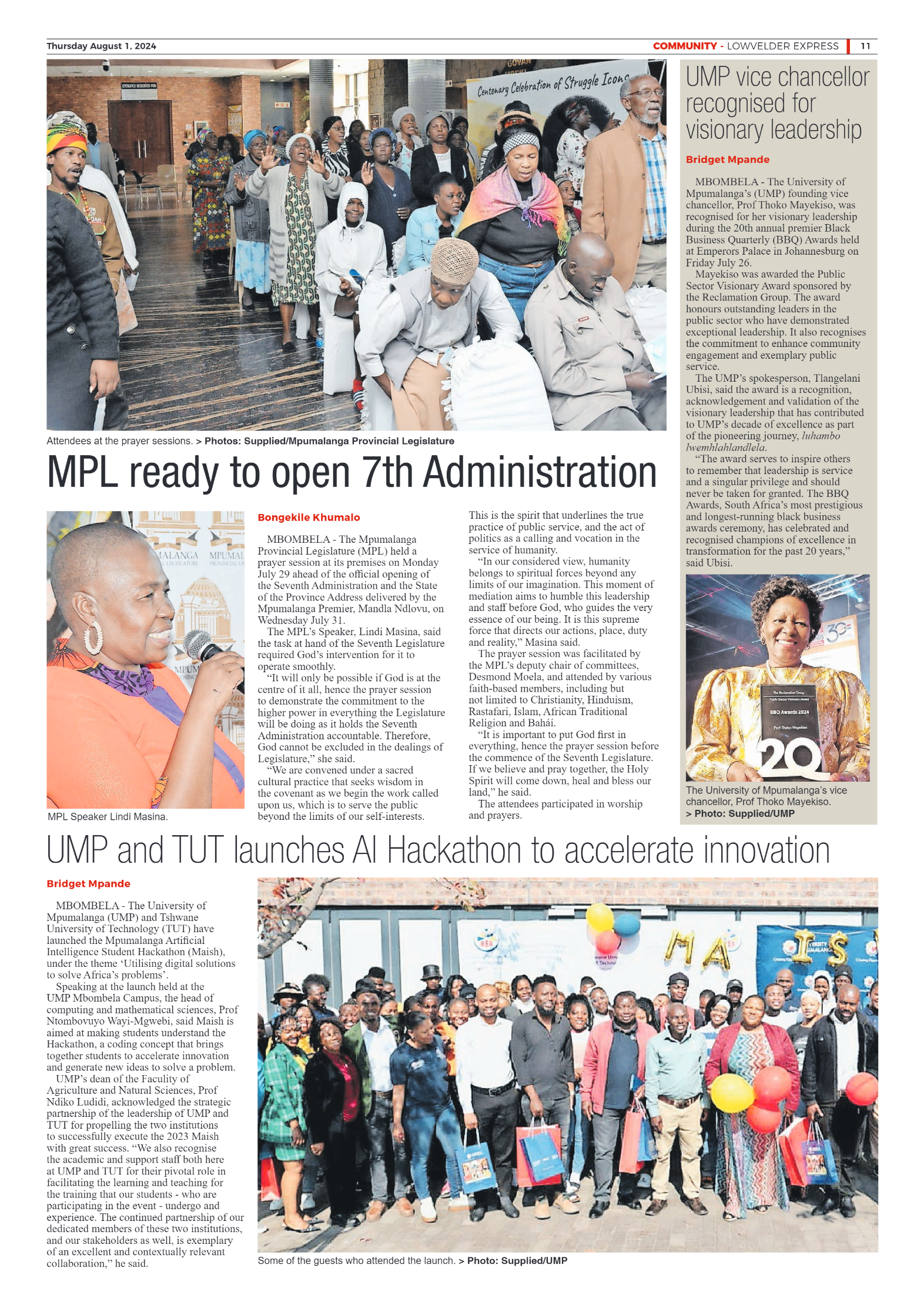 Lowvelder Express 1 August 2024 page 11