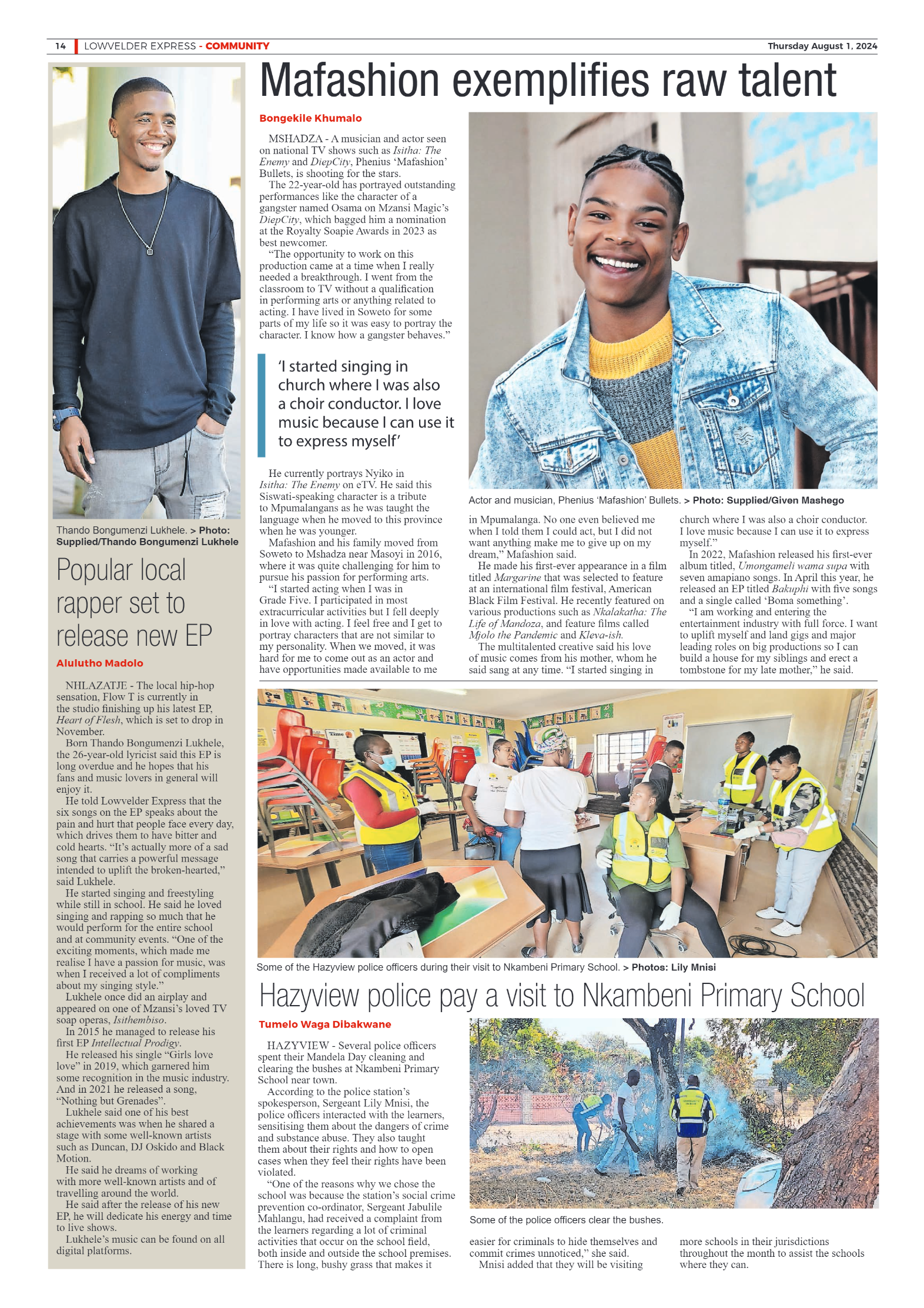 Lowvelder Express 1 August 2024 page 14