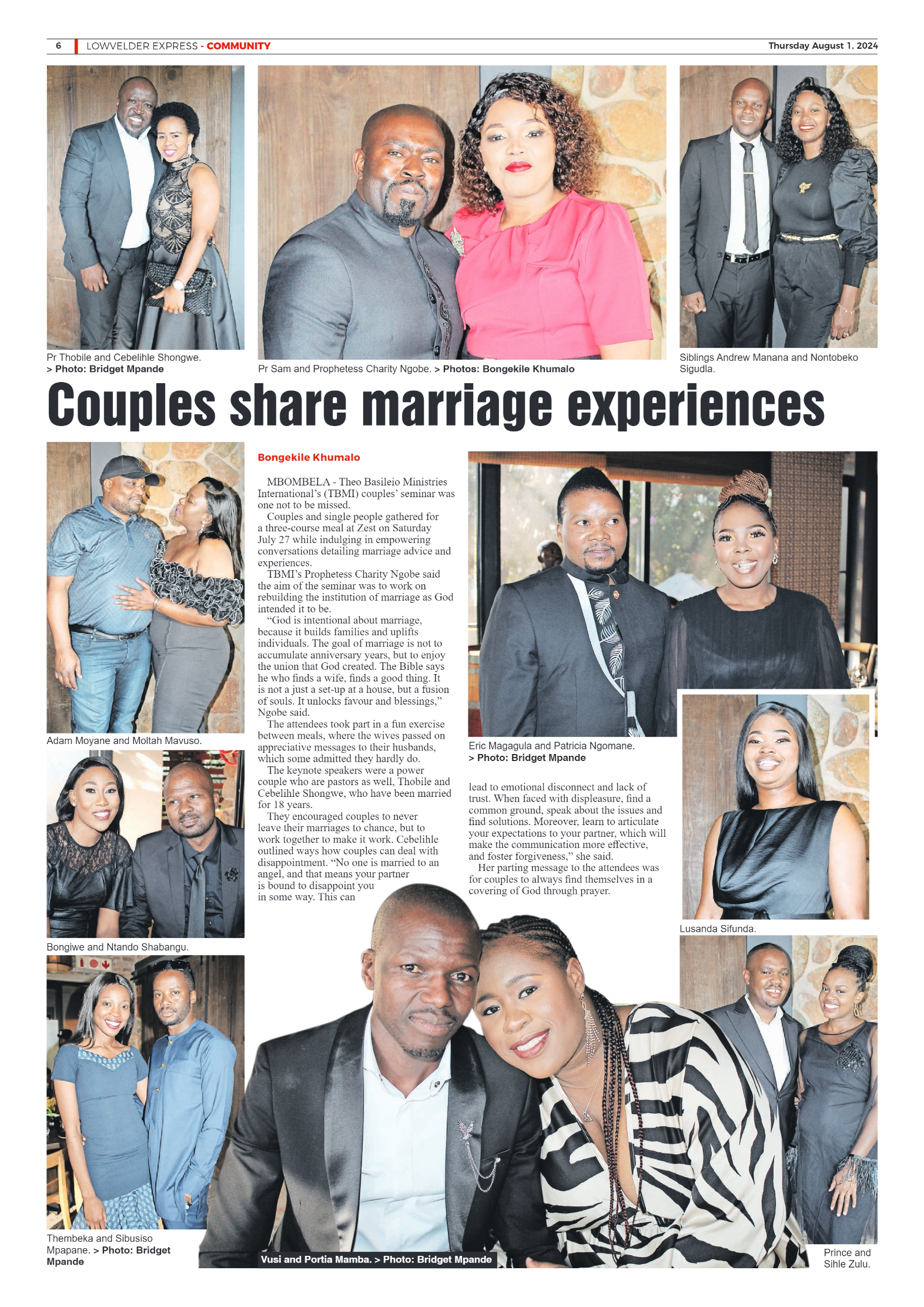 Lowvelder Express 1 August 2024 page 6