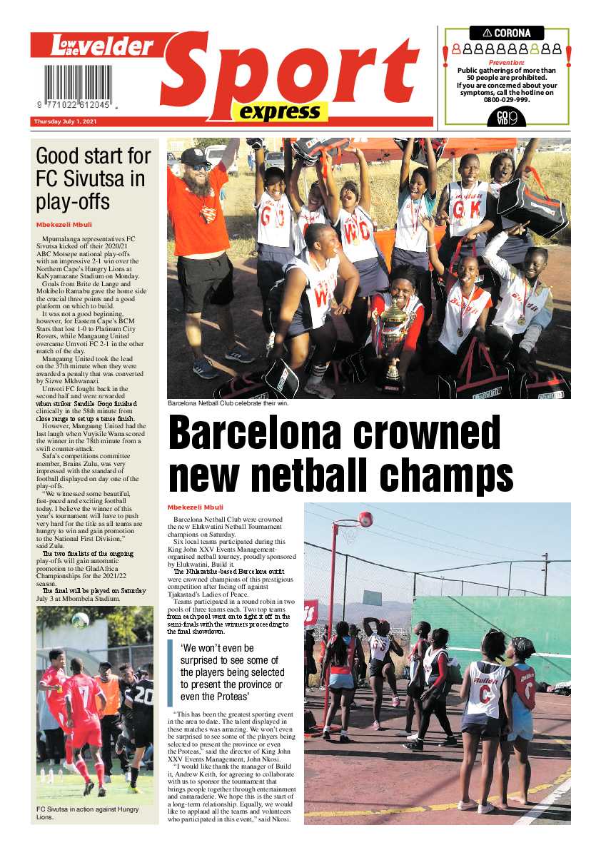 Lowvelder Express 1 July 2021 page 12