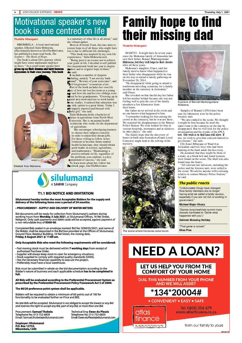 Lowvelder Express 1 July 2021 page 4
