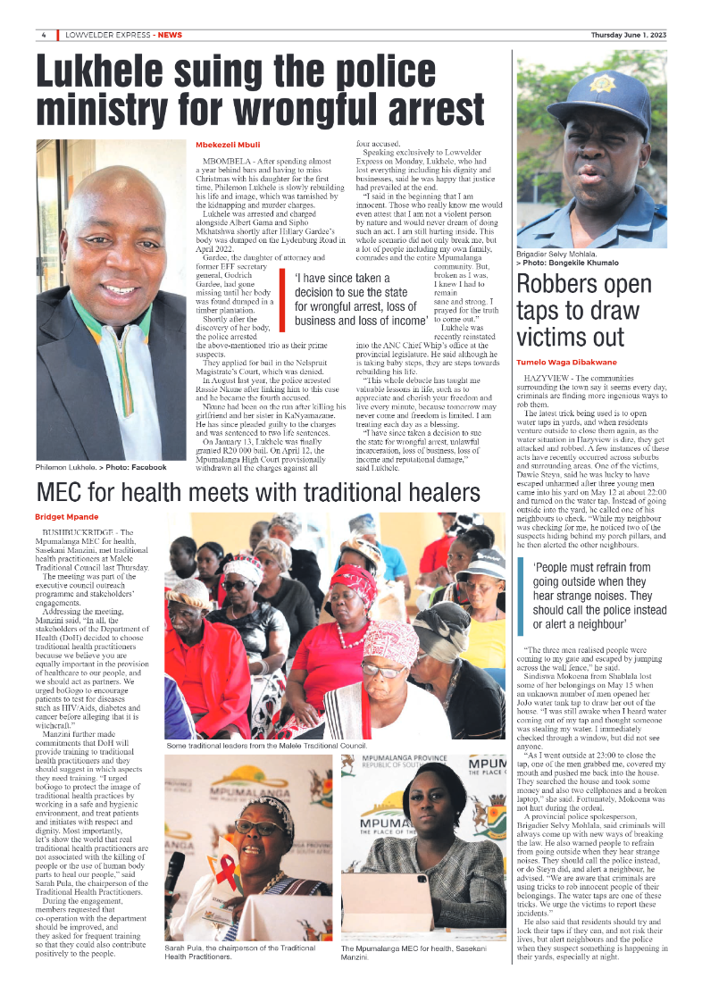 Lowvelder Express 1 June 2023 page 4