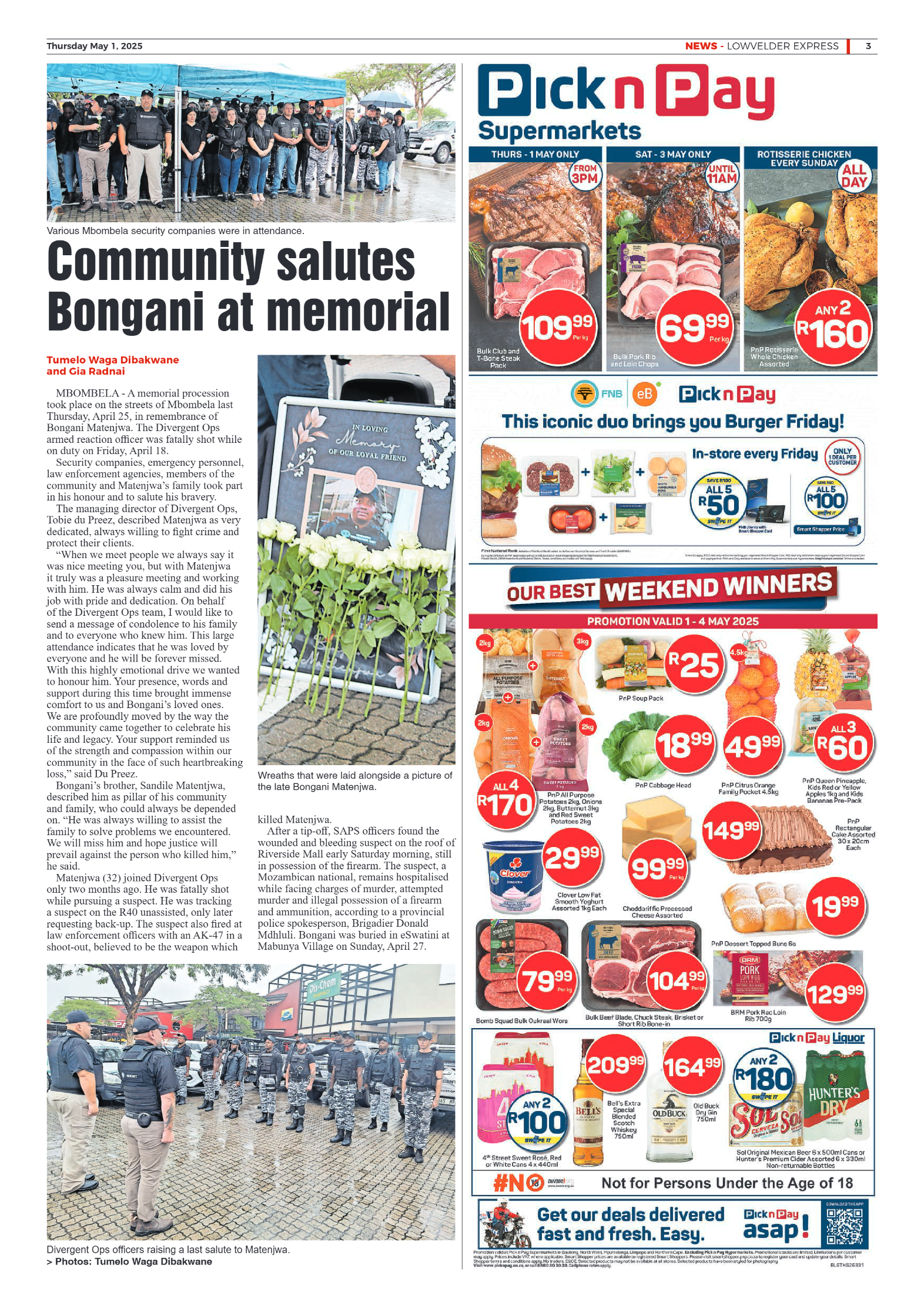 Lowvelder express 1 May 2025 page 3