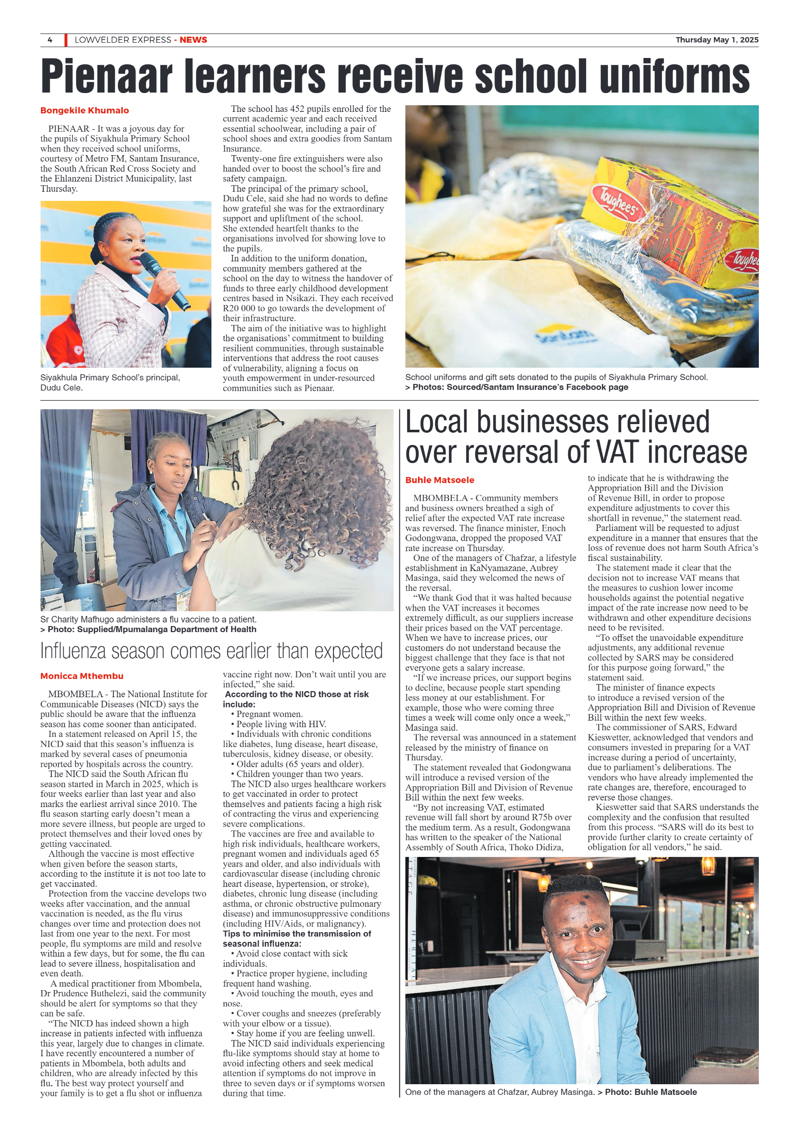 Lowvelder express 1 May 2025 page 4