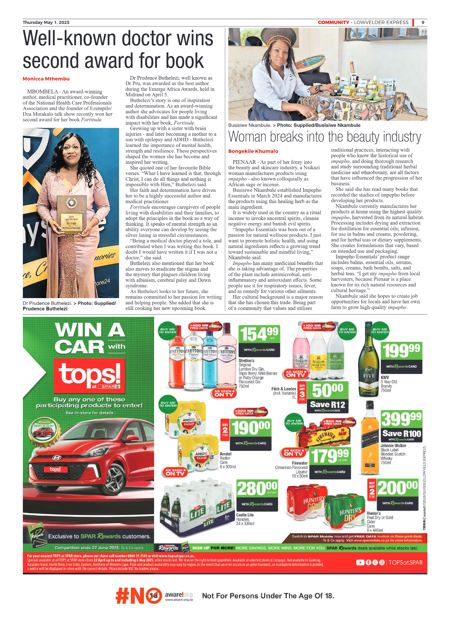 Lowvelder express 1 May 2025 page 9