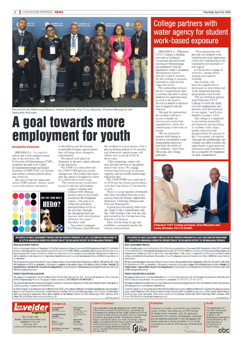 Lowvelder Express 20 April 2023 page 2