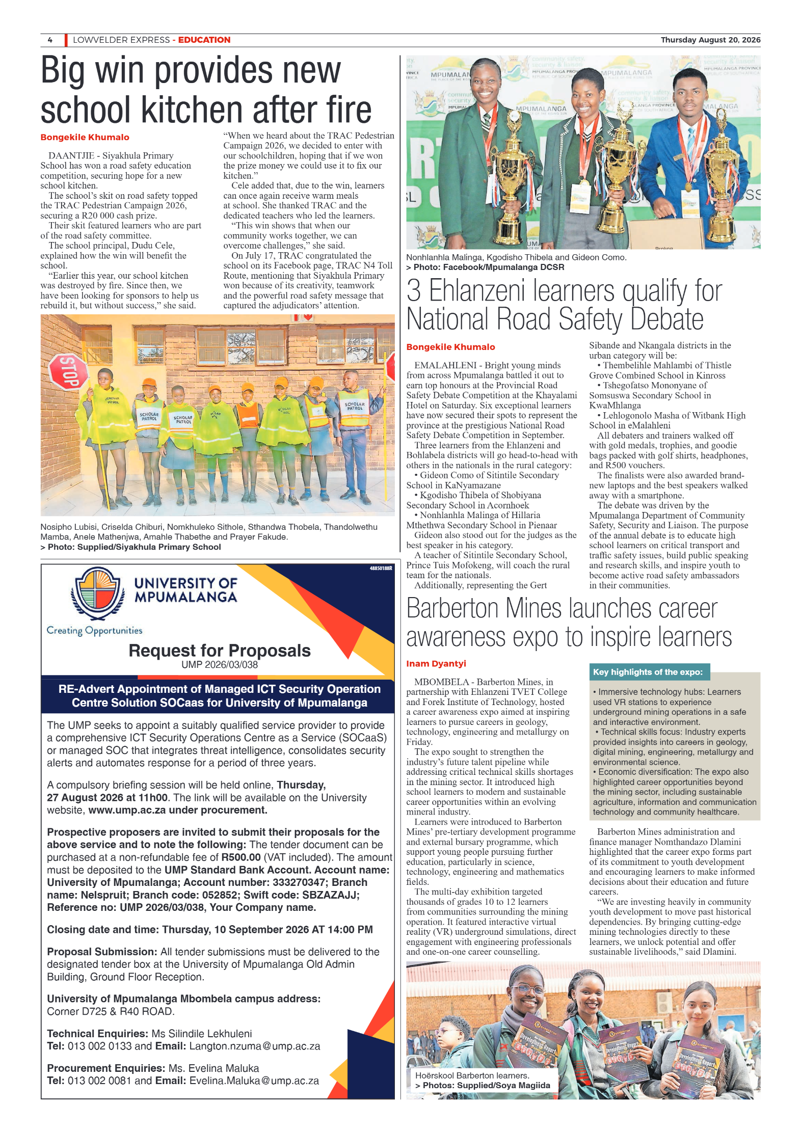 Lowvelder Express 20 August 2026 page 4