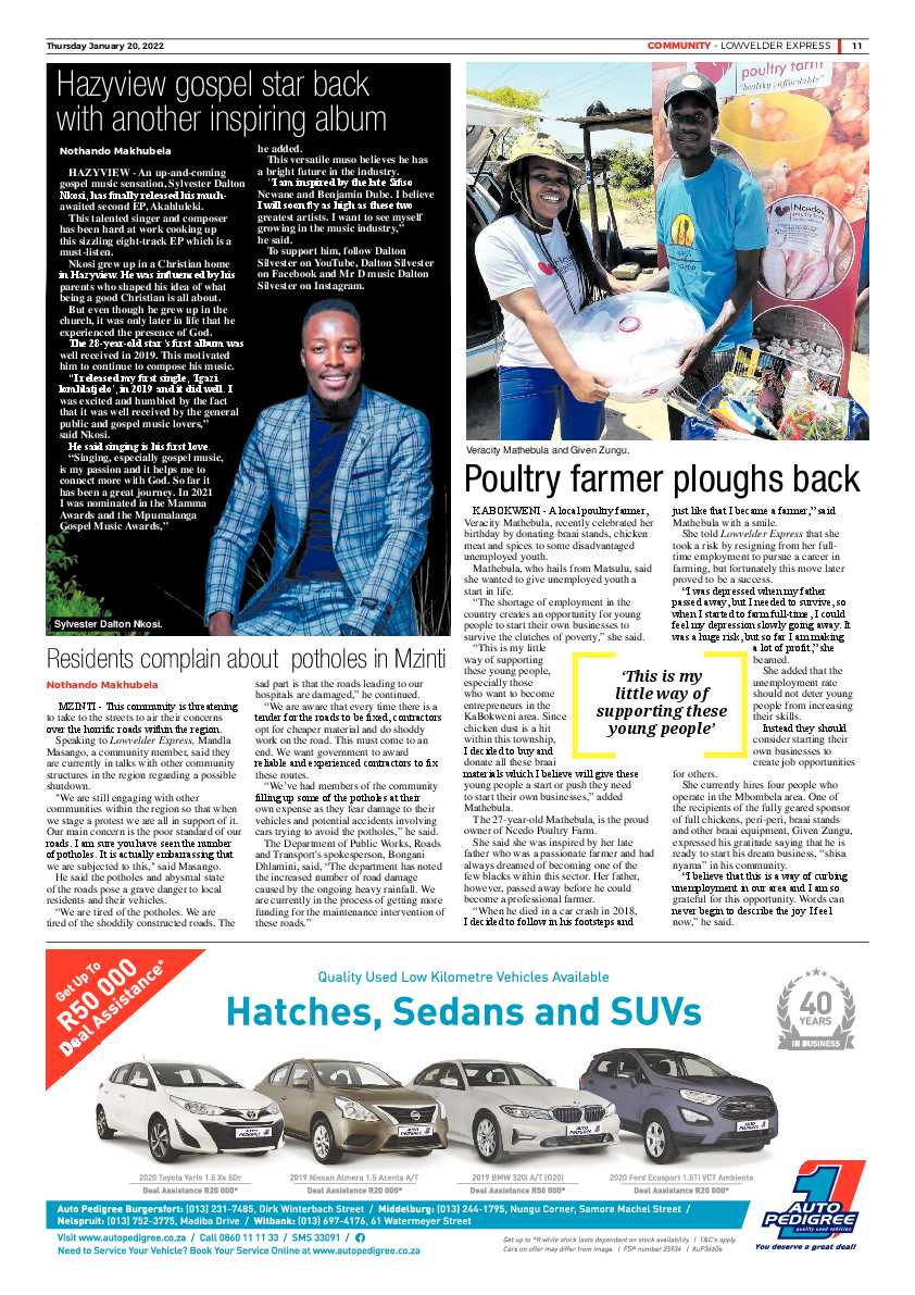 Lowvelder Express 20 January 2022 page 11