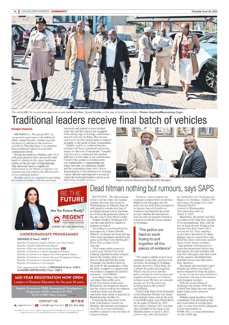 Lowvelder Express 20 June 2024 page 14