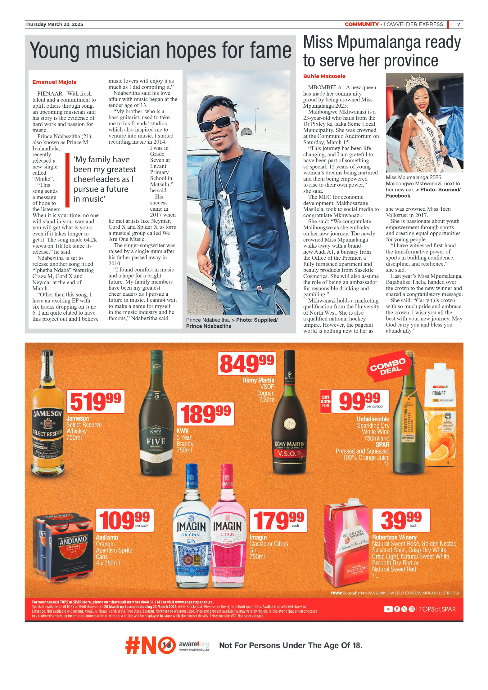 Lowvelder Express 20 March 2025 page 7