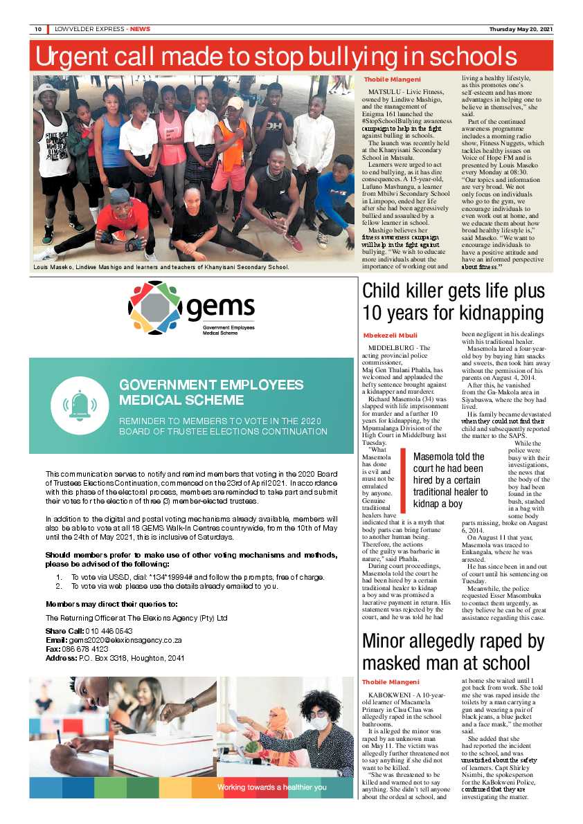 Lowvelder Express 20 May 2021 page 10