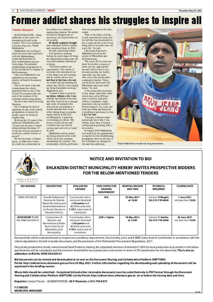 Lowvelder Express 20 May 2021 page 4