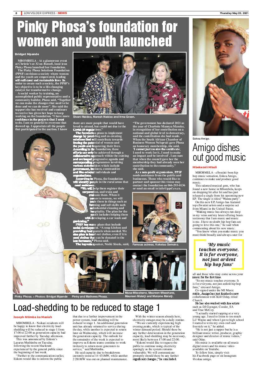 Lowvelder Express 20 May 2021 page 8