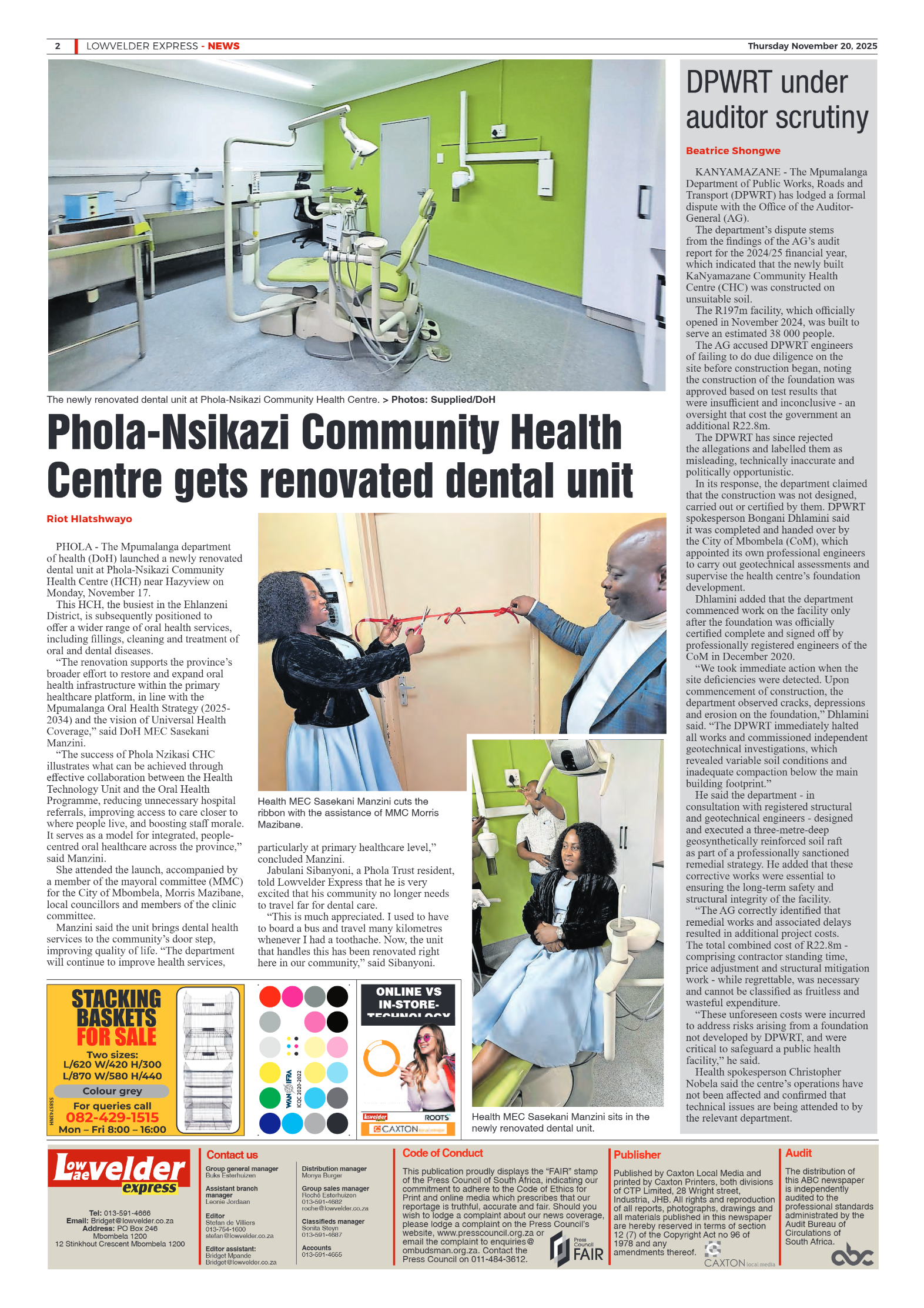 Lowvelder Express 20 November 2025 page 2