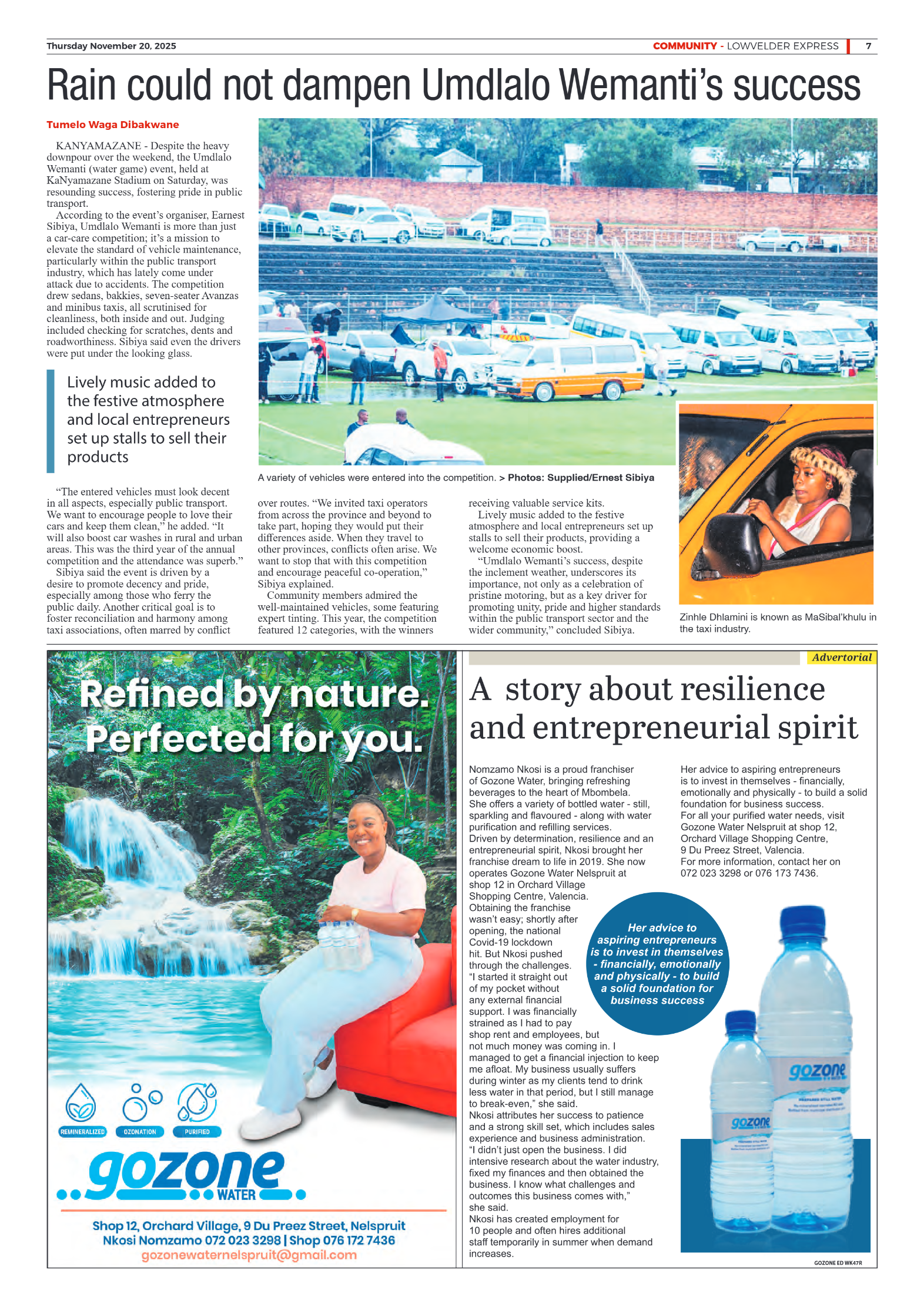 Lowvelder Express 20 November 2025 page 7