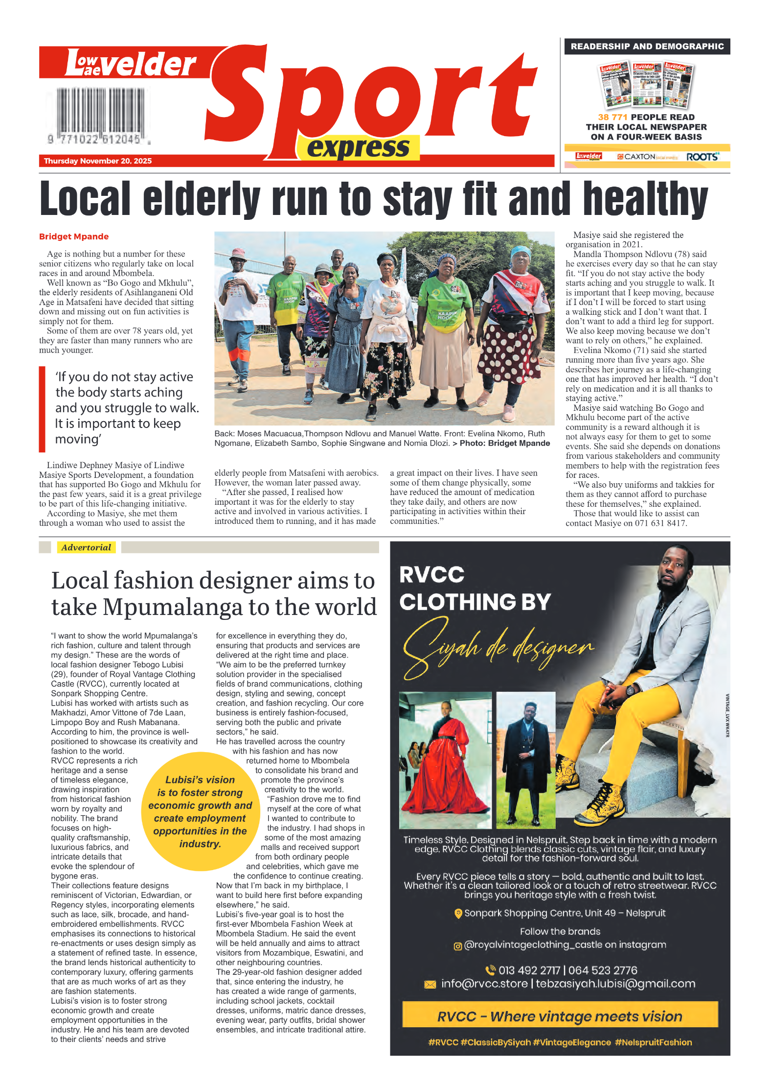 Lowvelder Express 20 November 2025 page 8