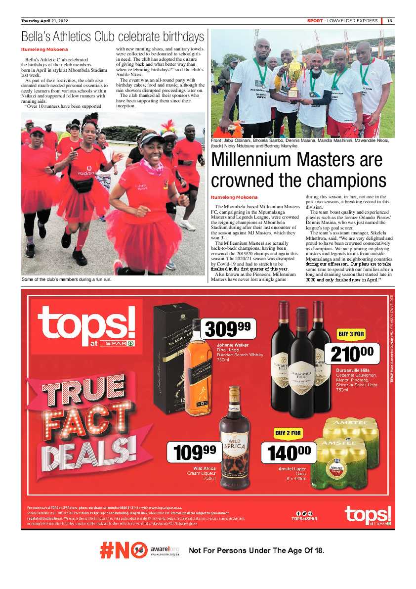 Lowvelder Express 21 April 2022 page 13
