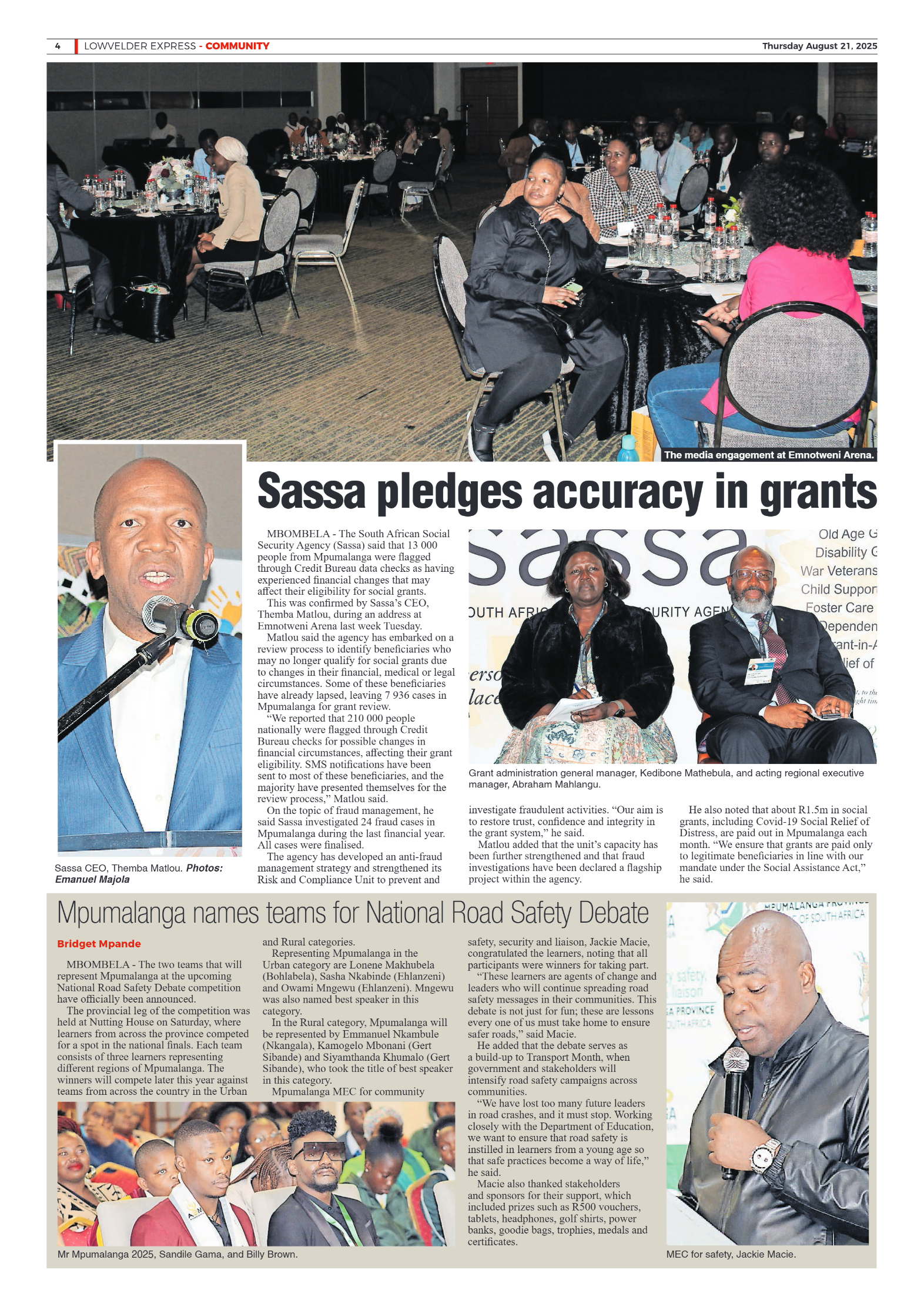 Lowvelder Express 21 August 2025 page 4