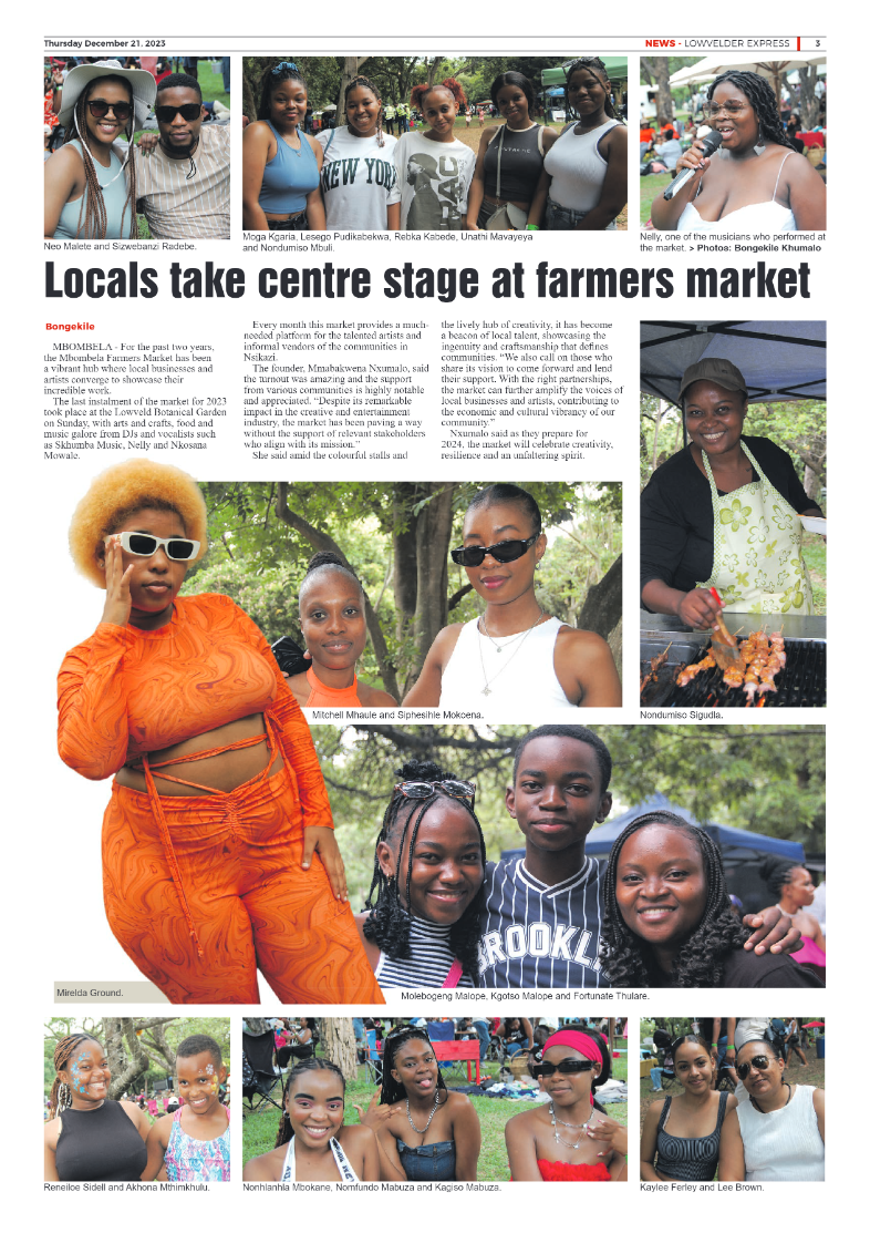 Lowvelder Express 21 December 2023 page 3