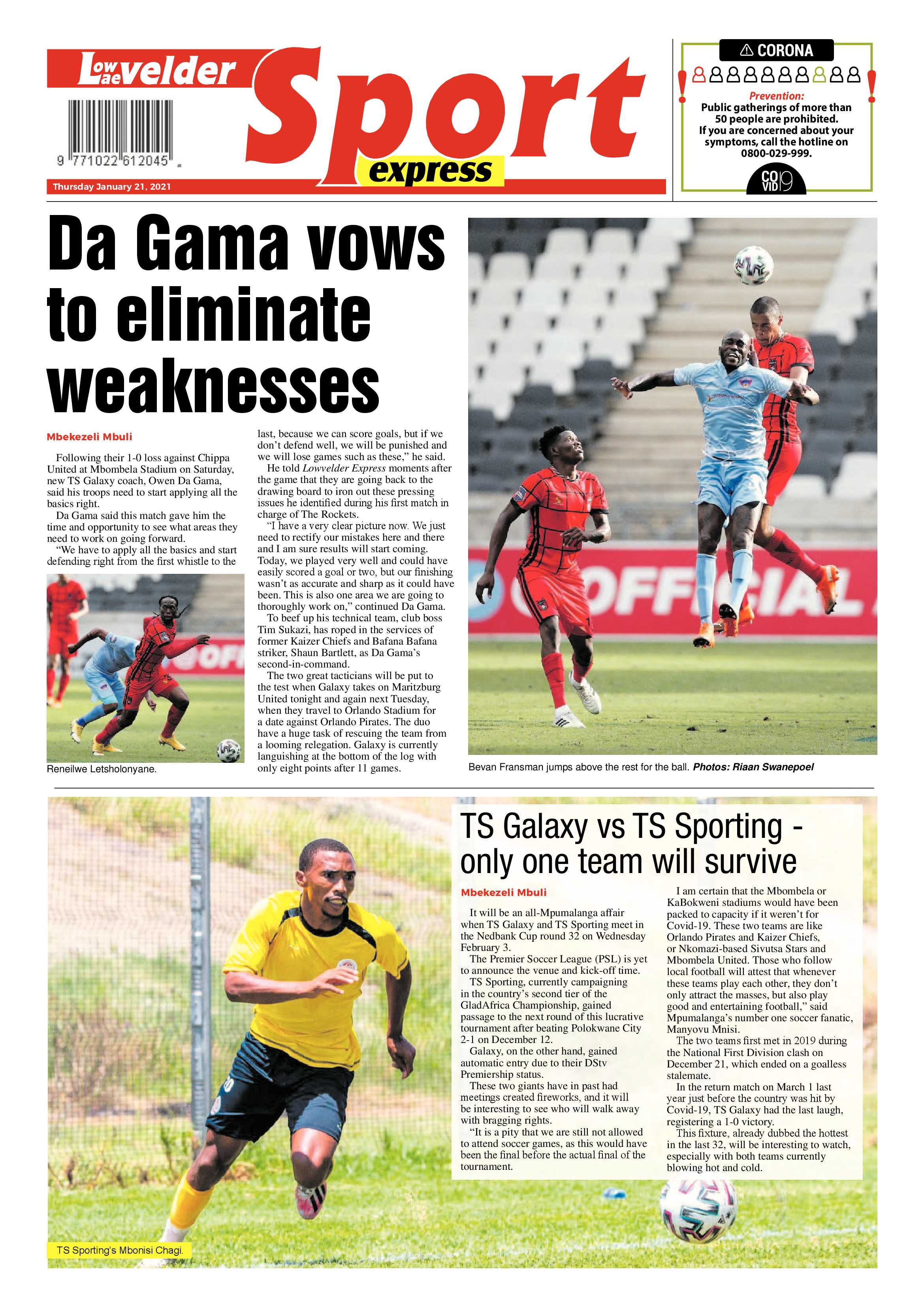 Lowvelder Express 21 January 2021 page 8
