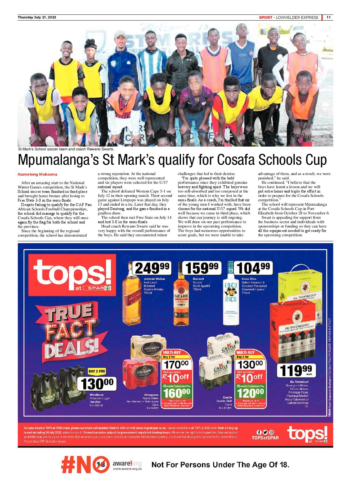 Lowvelder Express 21 July 2022 page 11