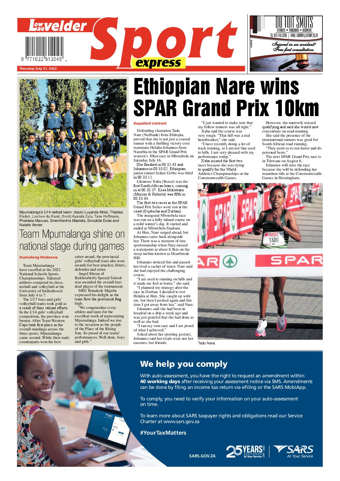 Lowvelder Express 21 July 2022 page 12
