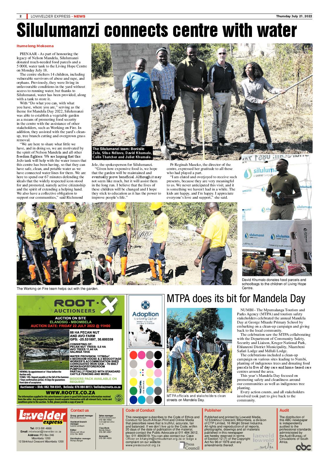 Lowvelder Express 21 July 2022 page 2
