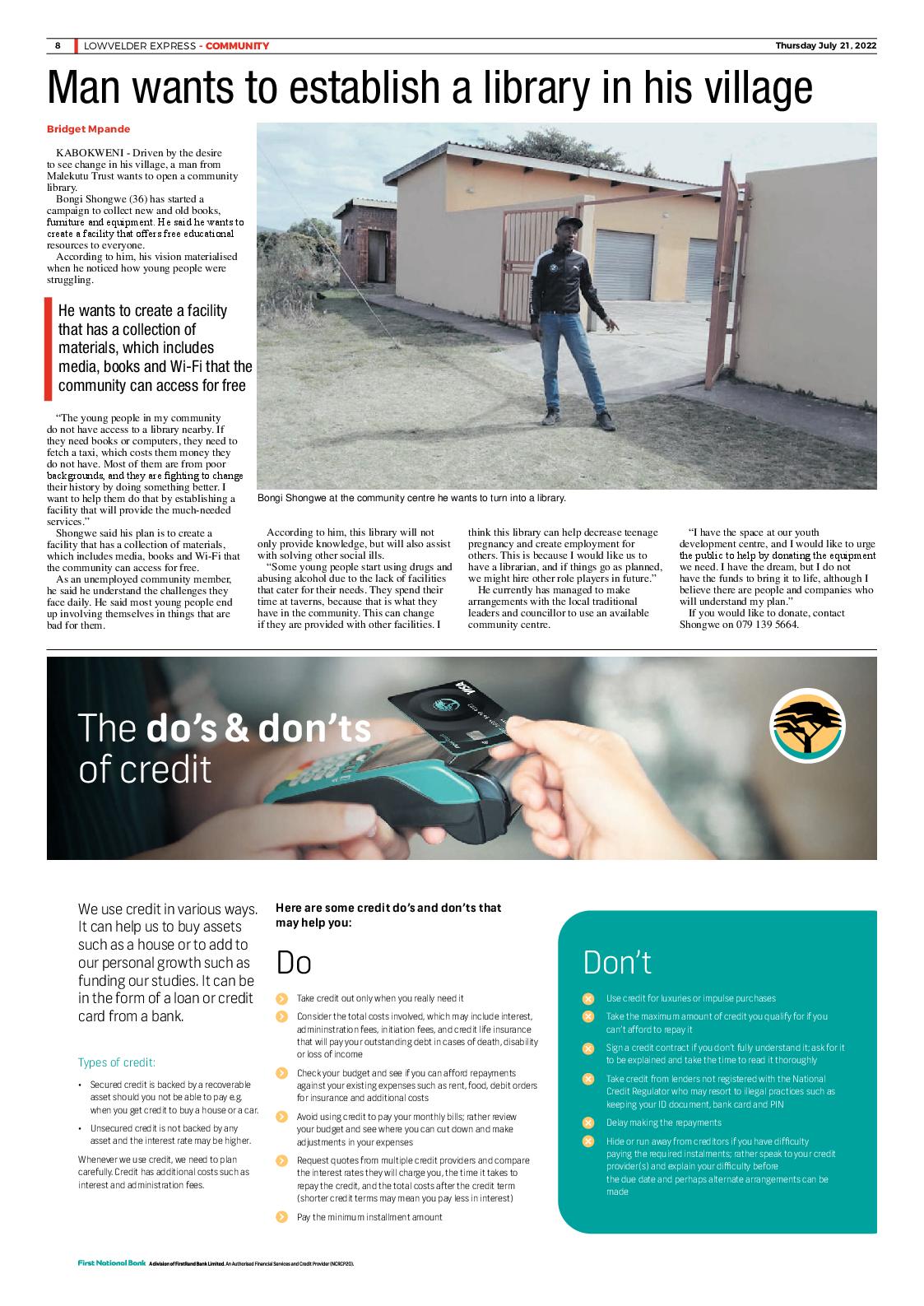 Lowvelder Express 21 July 2022 page 8