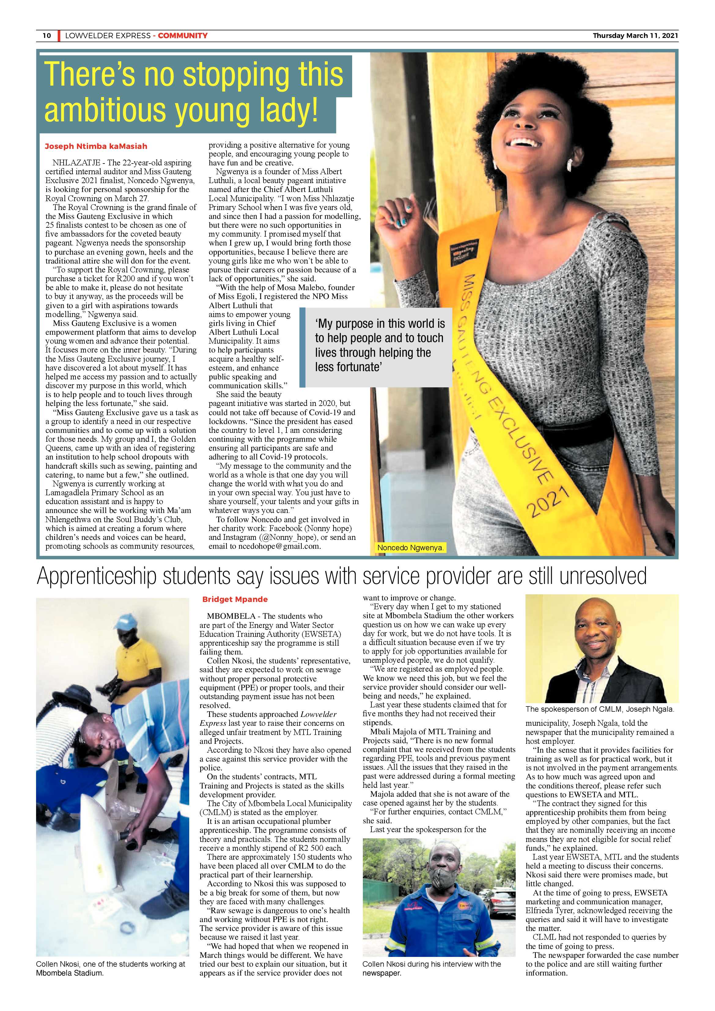 Lowvelder Express 21 March 2021 page 10