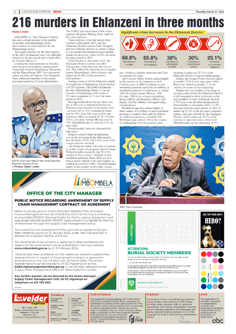 Lowvelder Express 21 March 2024 page 2