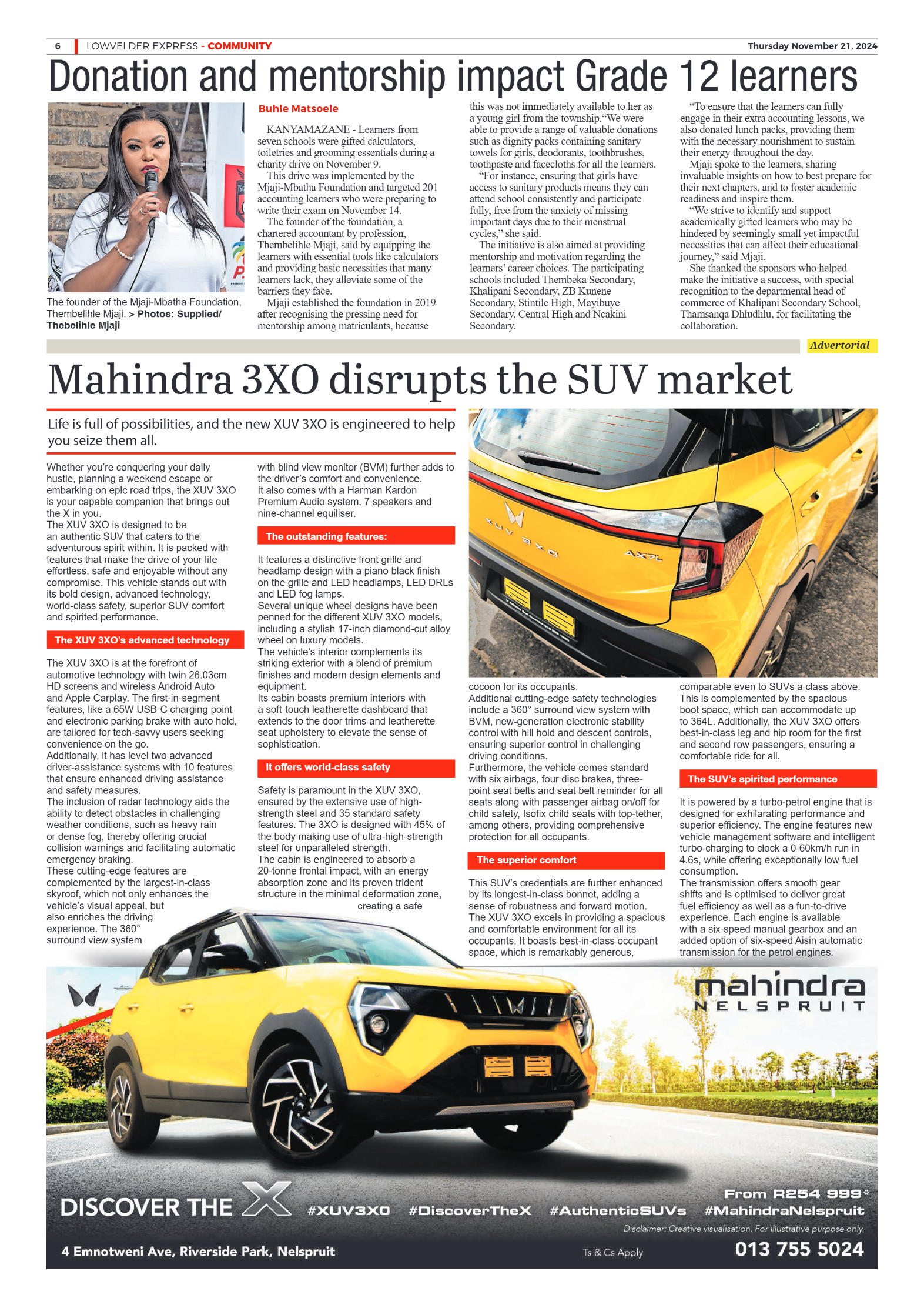 Lowvelder Express 21 November 2024 page 6