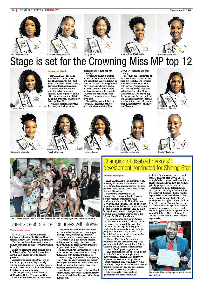 Lowvelder Express 22 April 2021 page 10