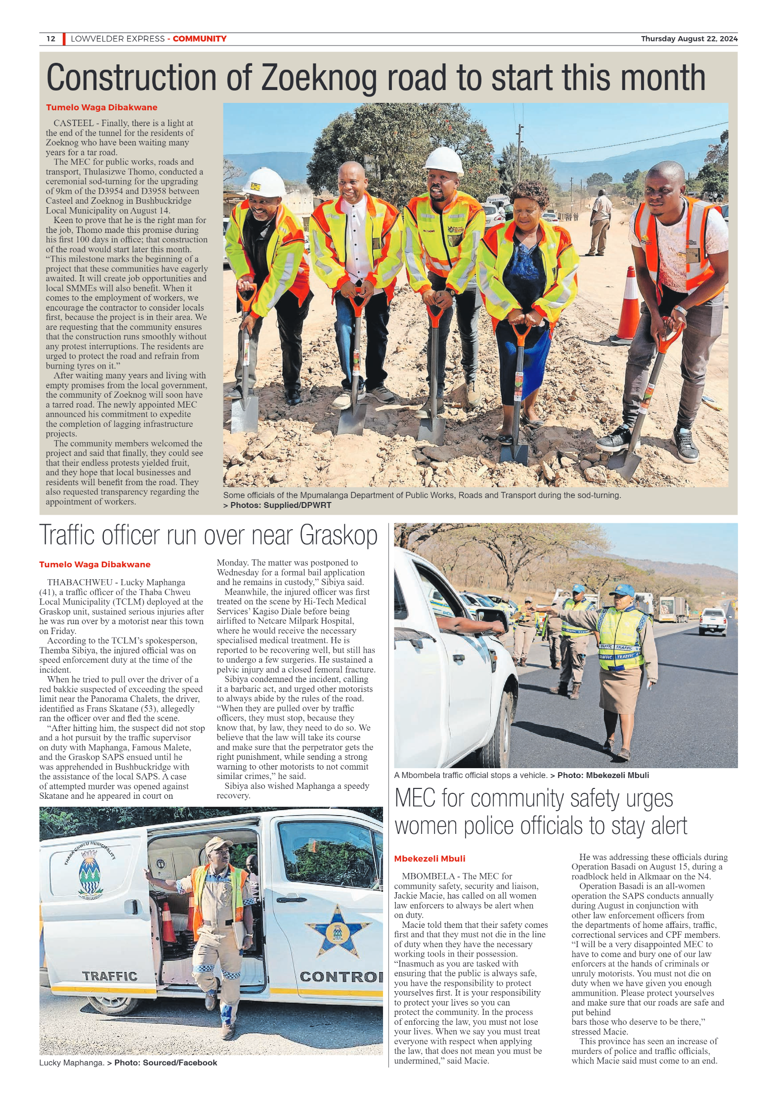 Lowvelder Express 22 August 2024 page 12