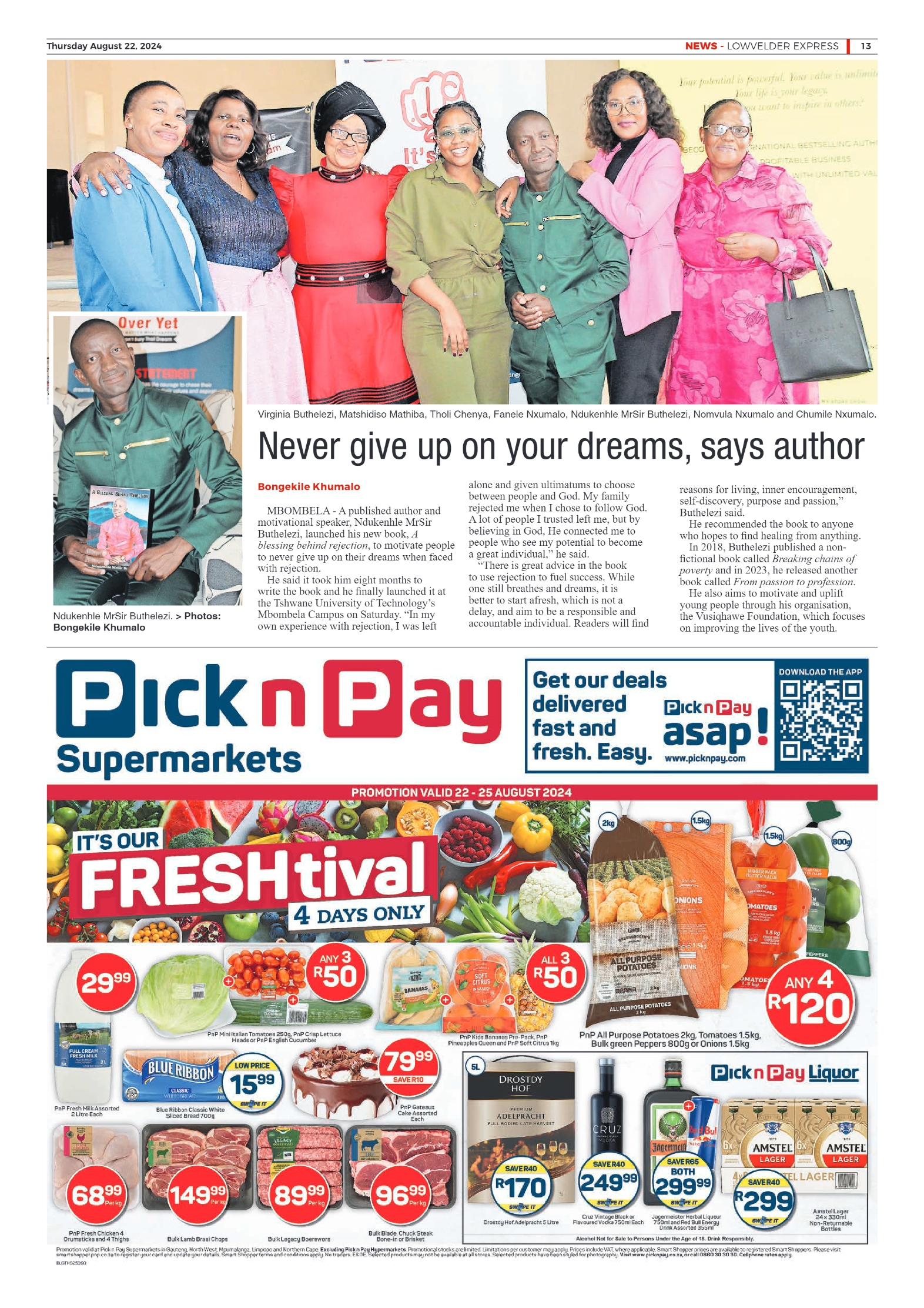 Lowvelder Express 22 August 2024 page 13