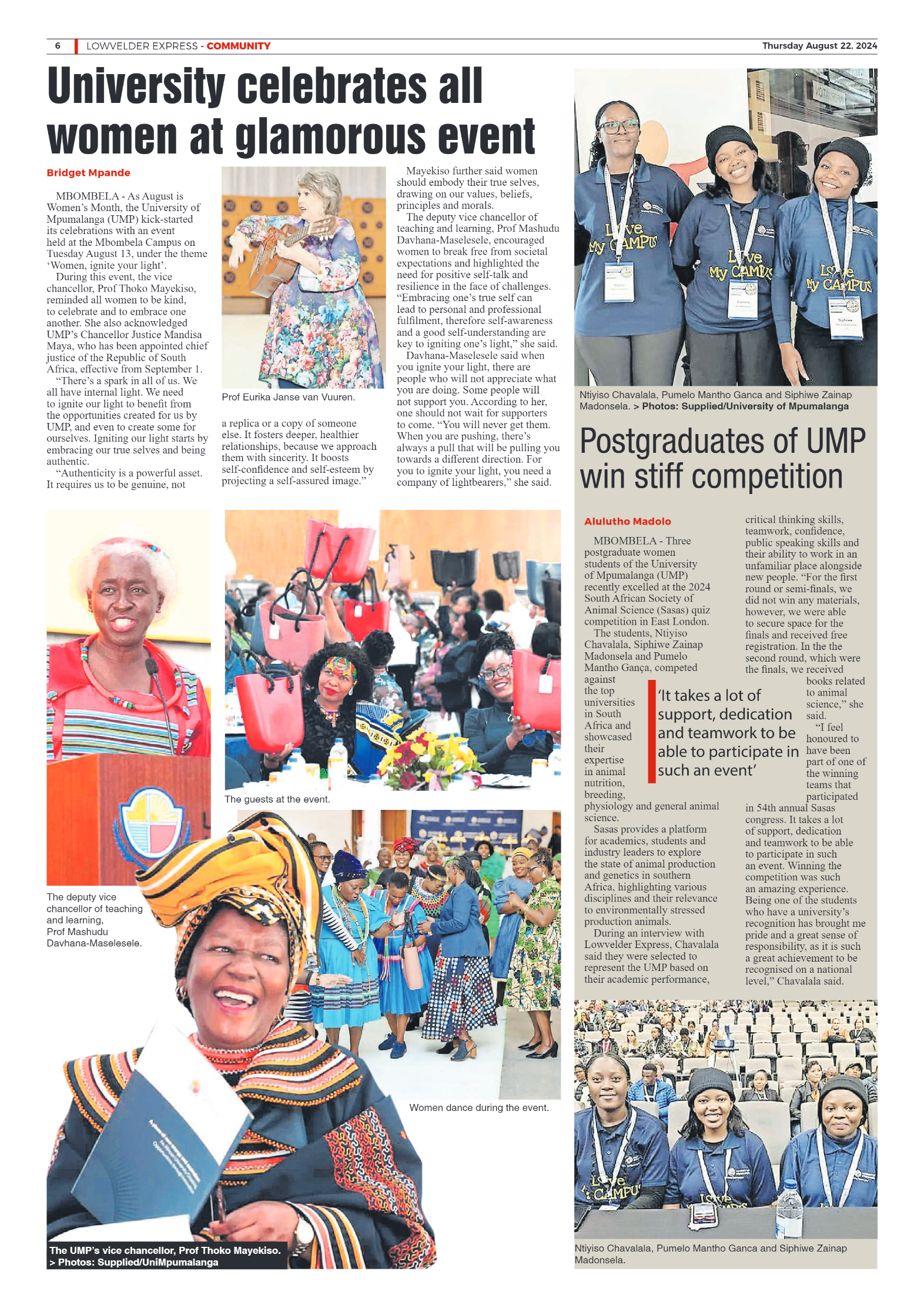 Lowvelder Express 22 August 2024 page 6