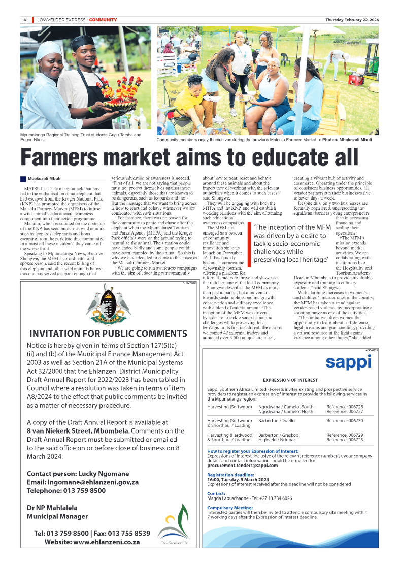 Lowvelder Express 22 February 2024 page 6