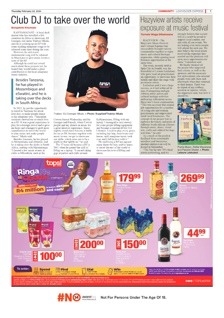 Lowvelder Express 22 February 2024 page 7