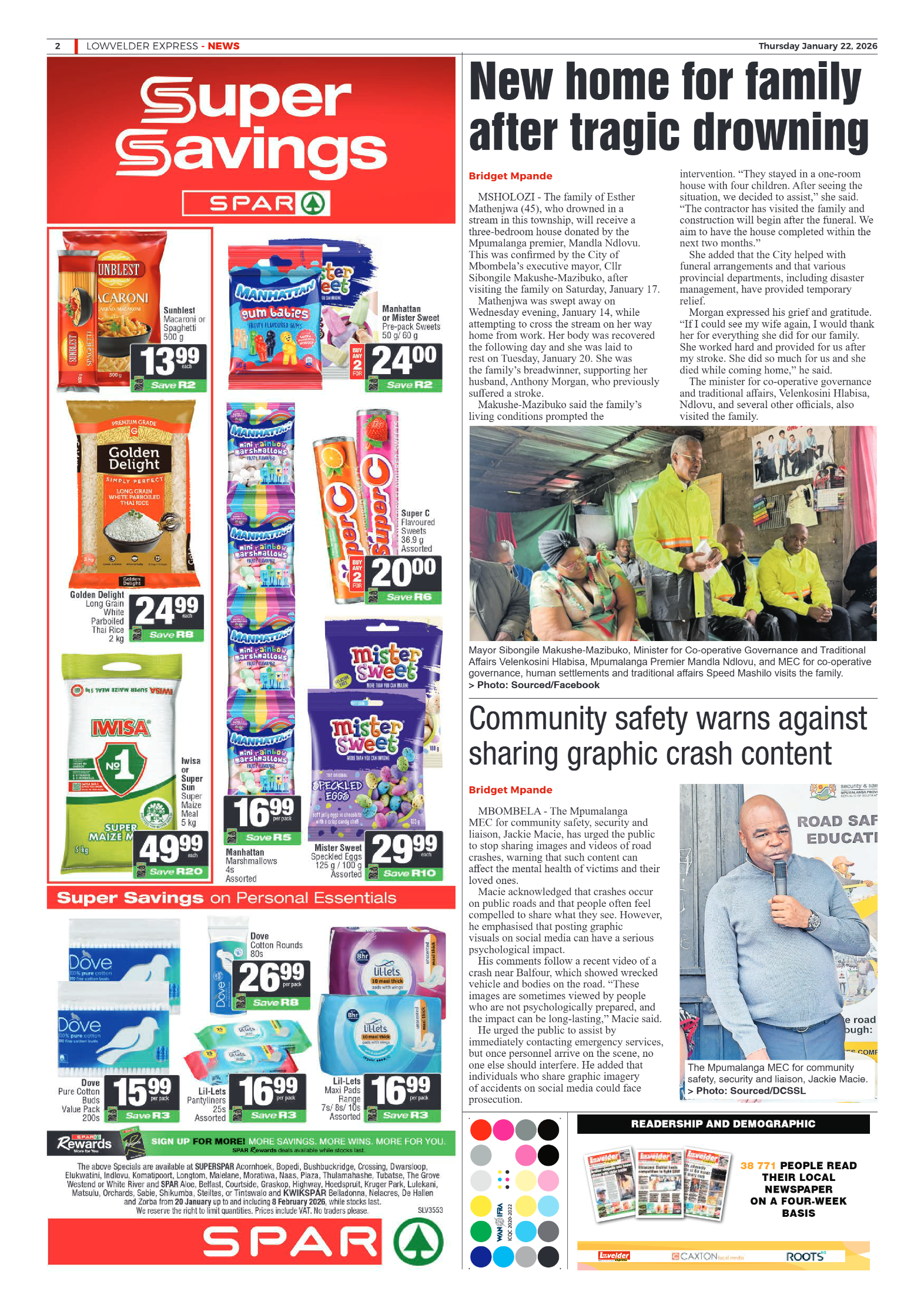 Lowvelder Express 22 January 2026 page 2