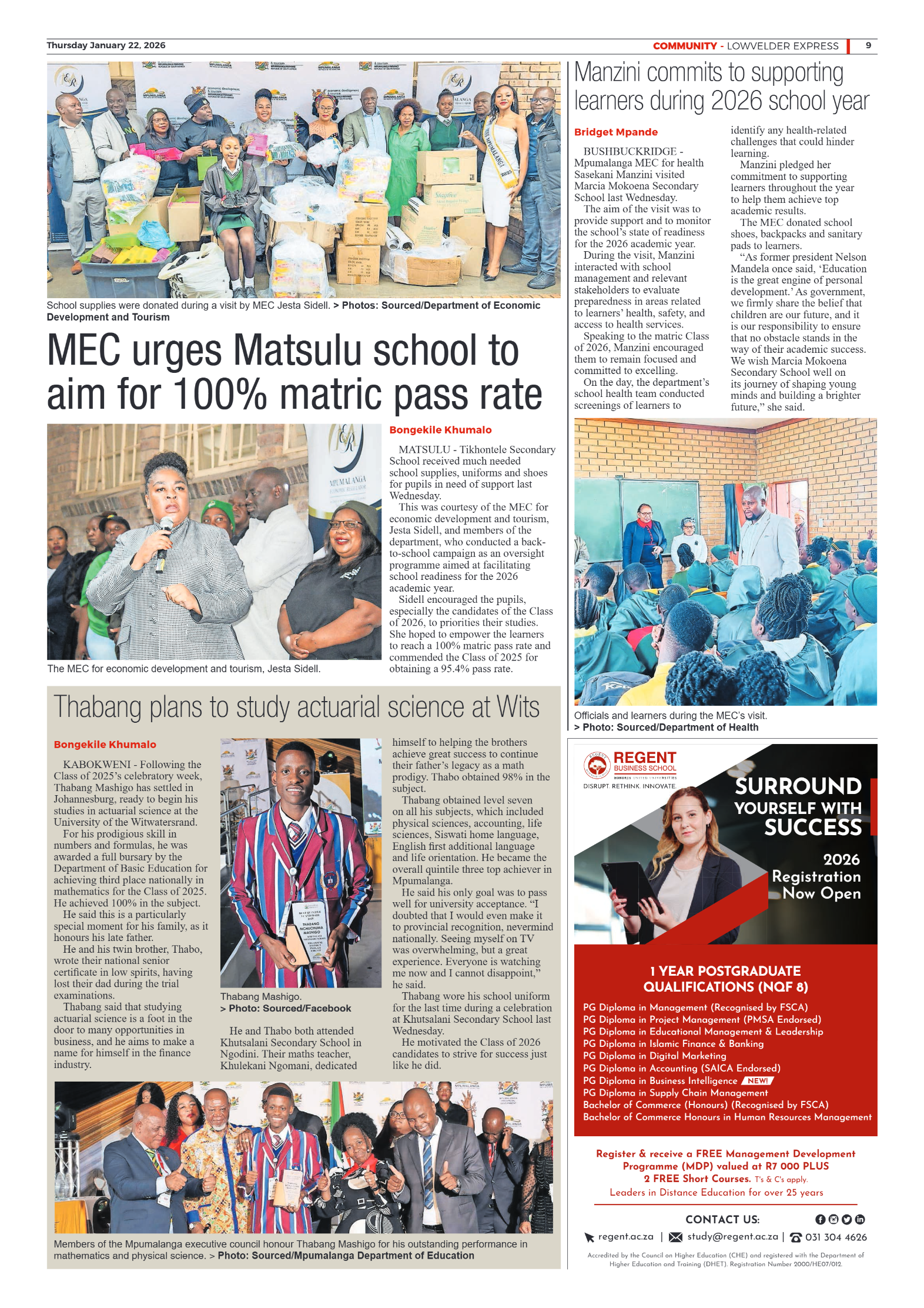 Lowvelder Express 22 January 2026 page 9