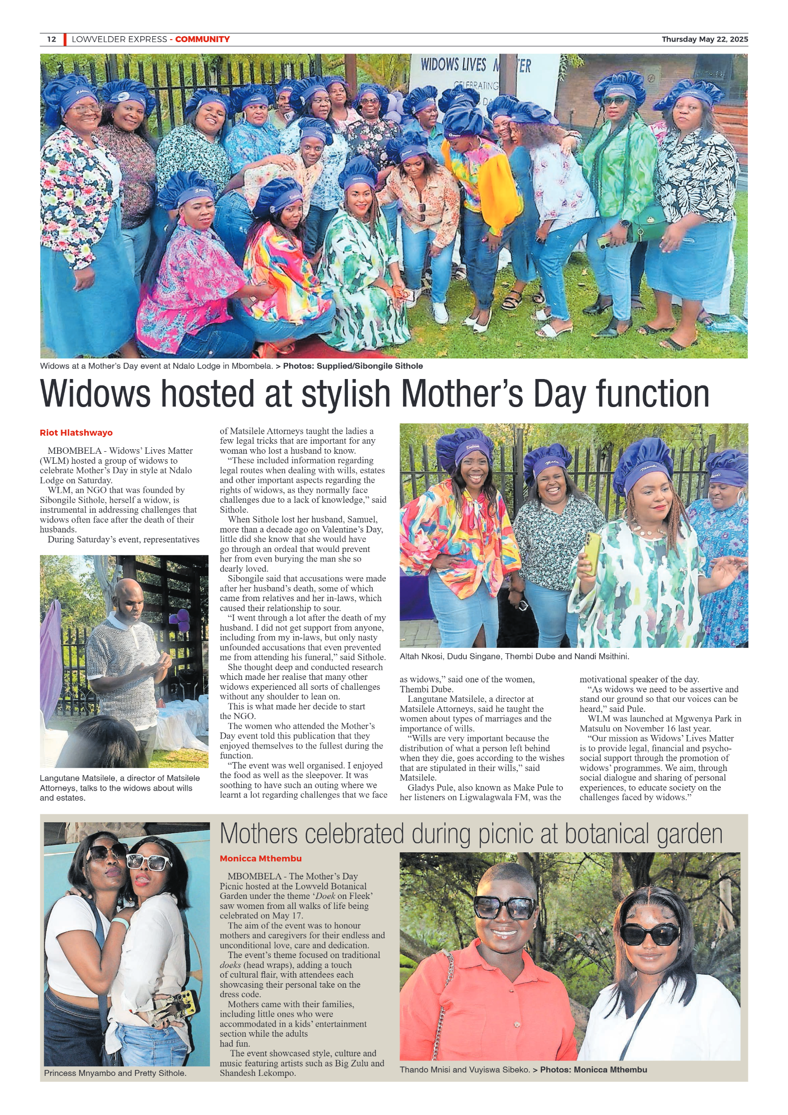 Lowvelder Express 22 May 2025 page 12