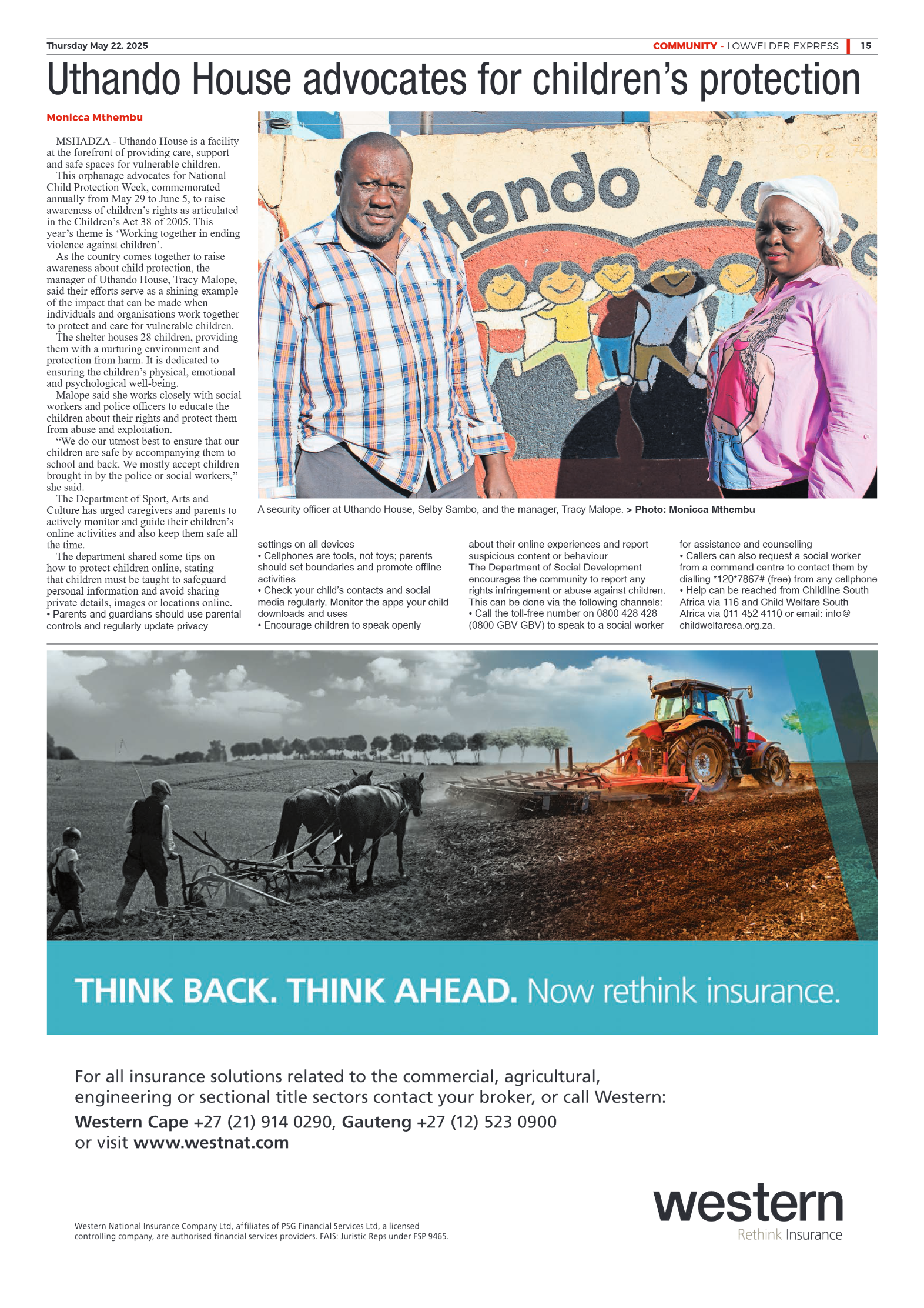 Lowvelder Express 22 May 2025 page 15