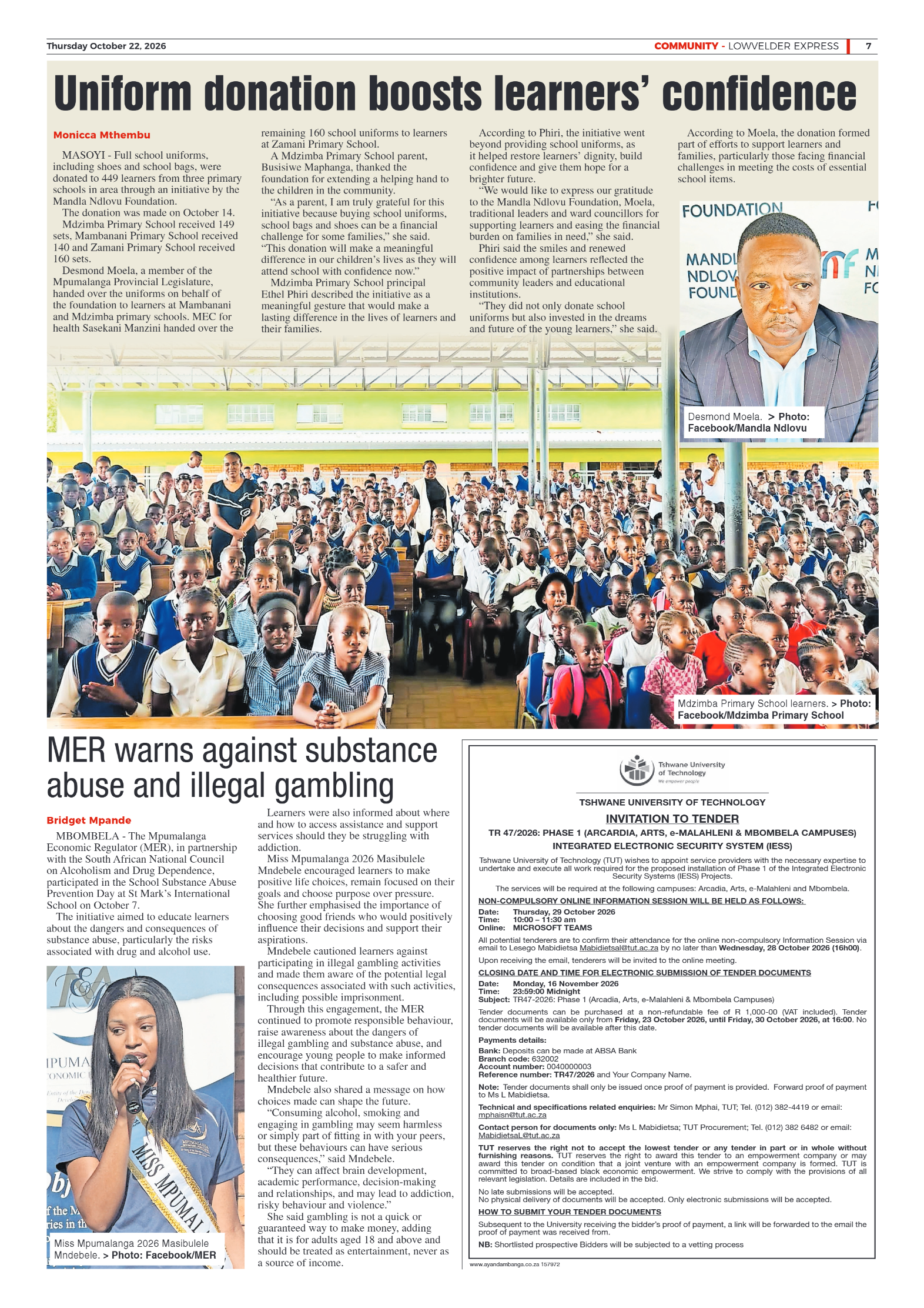 Lowvelder Express 22 October 2026 page 7