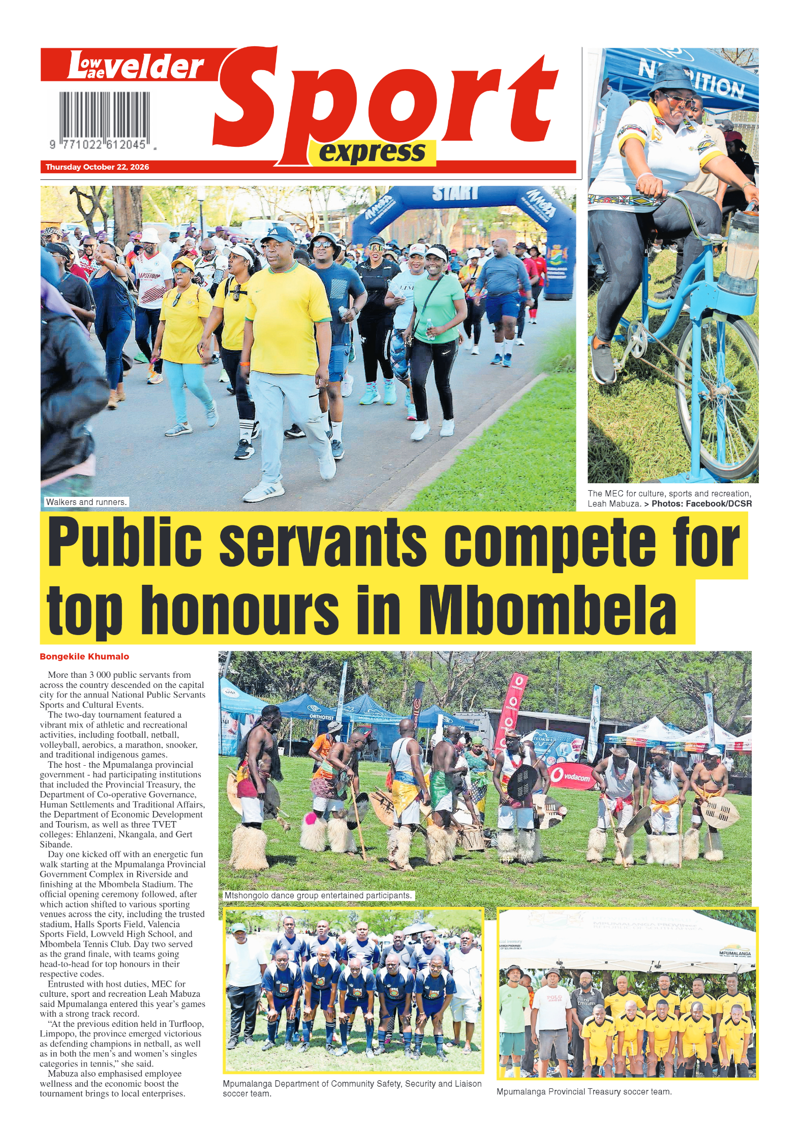 Lowvelder Express 22 October 2026 page 8