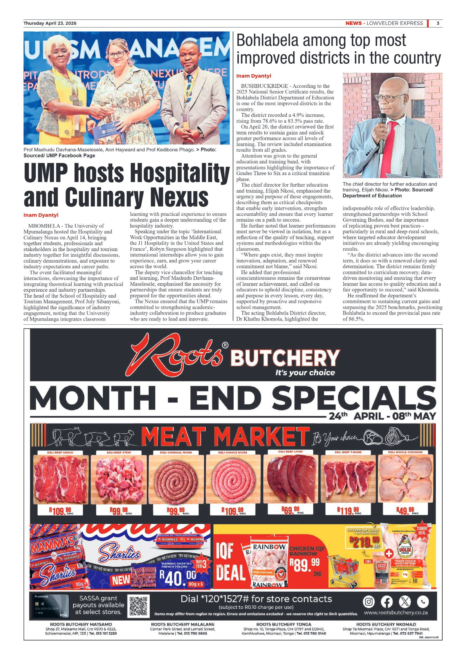 Lowvelder Express 23 April 2026 page 3